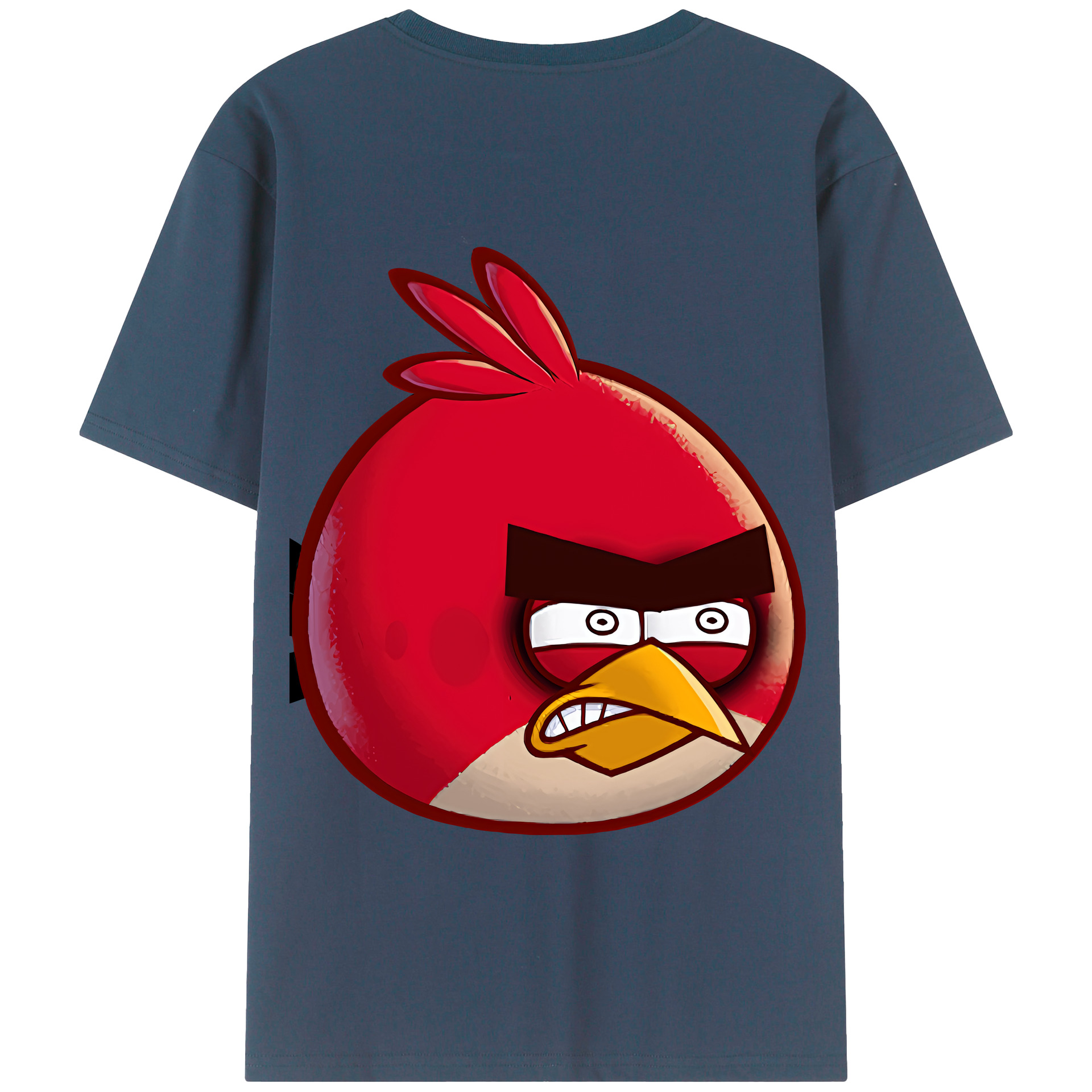 （画像用） Angry Birds アングリーバード 綿100％半袖Tシャツ（背面プリント）