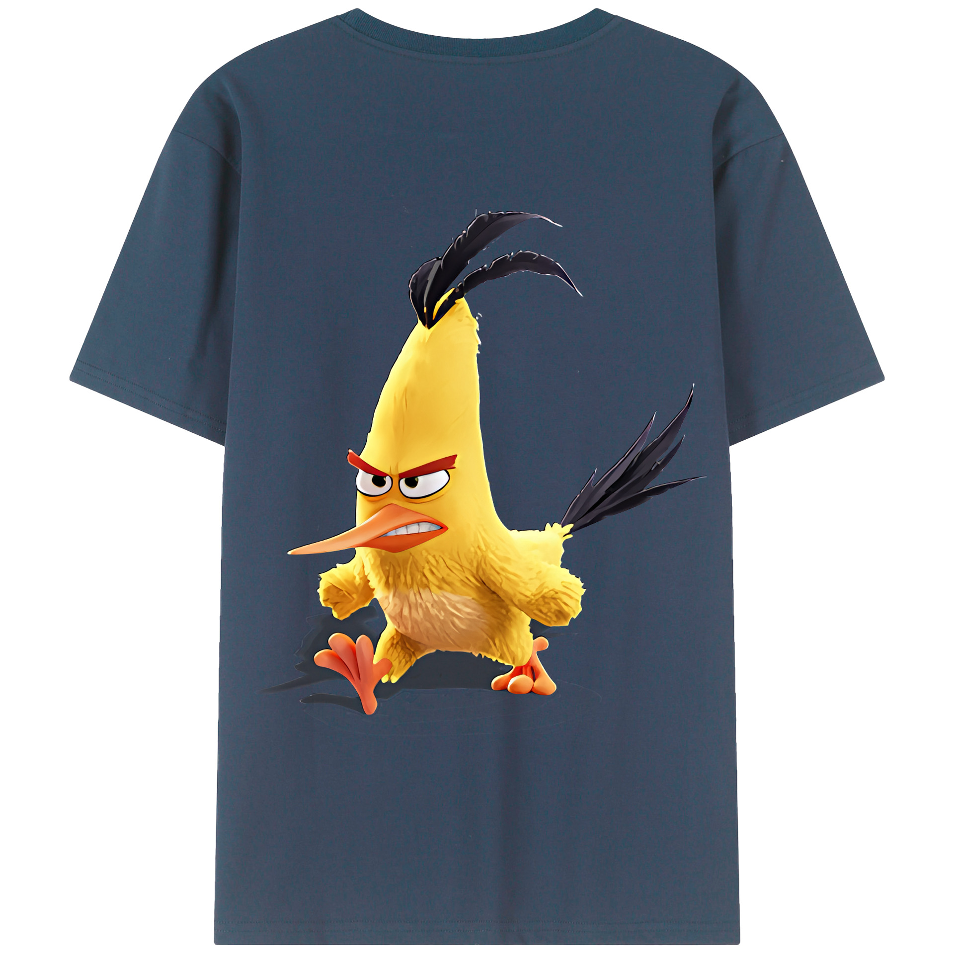 （画像用） Angry Birds アングリーバード 綿100％半袖Tシャツ（背面プリント）