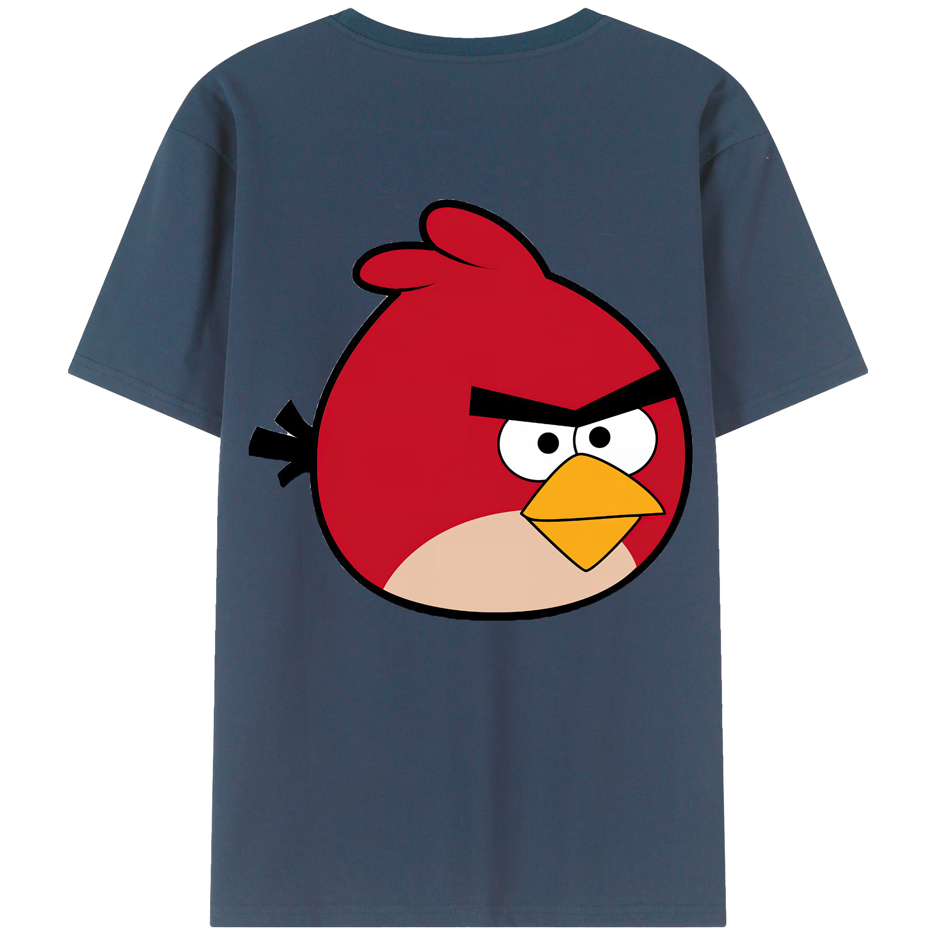 （画像用） Angry Birds アングリーバード 綿100％半袖Tシャツ（背面プリント）