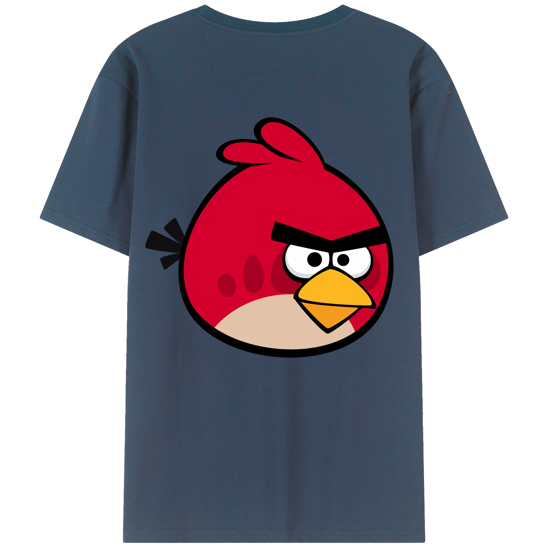 （画像用） Angry Birds アングリーバード 綿100％半袖Tシャツ（背面プリント）