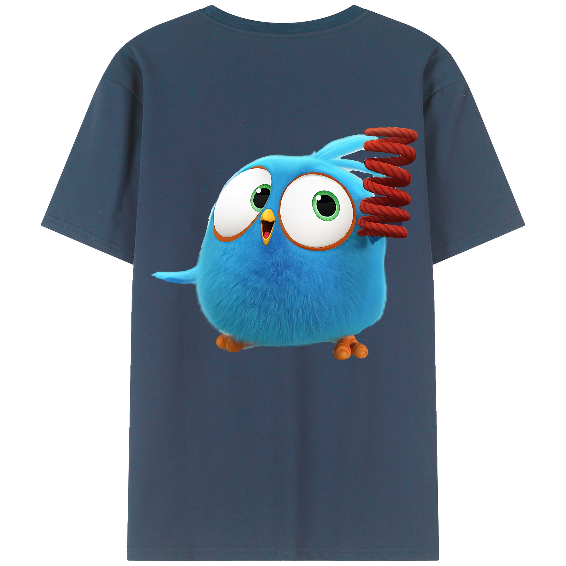 （画像用） Angry Birds アングリーバード 綿100％半袖Tシャツ（背面プリント）