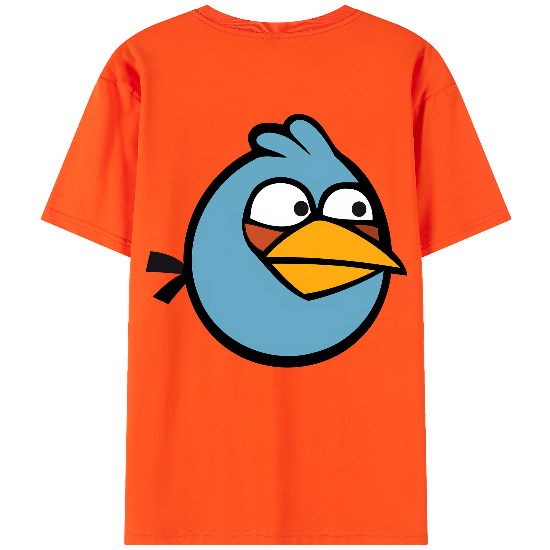 （画像用） Angry Birds アングリーバード 綿100％半袖Tシャツ（背面プリント）