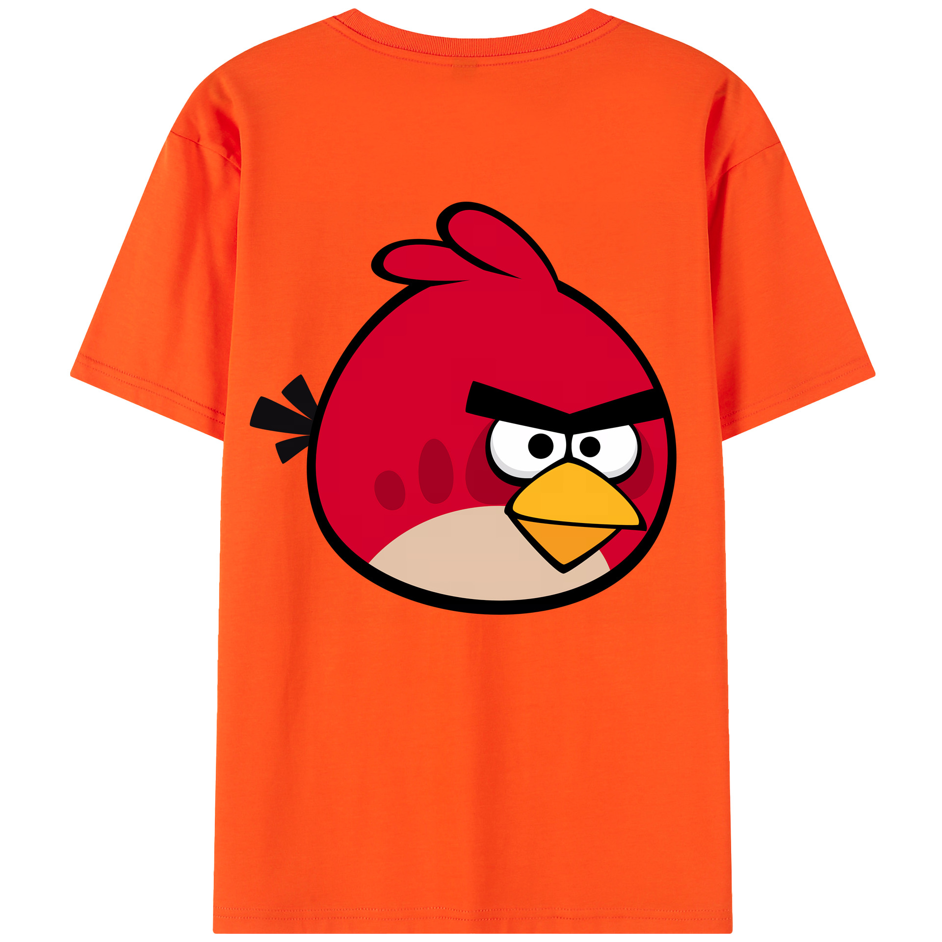 （画像用） Angry Birds アングリーバード 綿100％半袖Tシャツ（背面プリント）