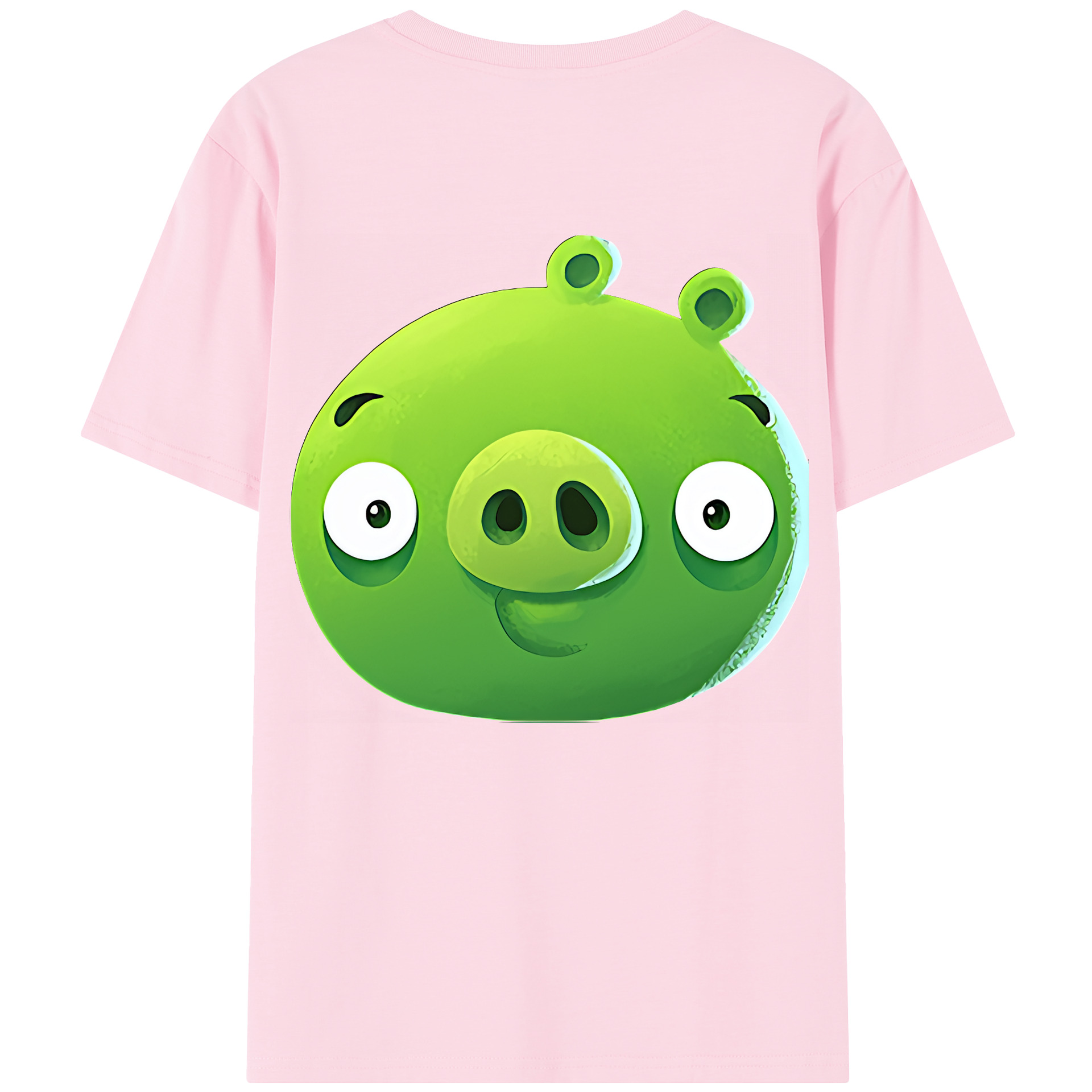 （画像用） Angry Birds アングリーバード 綿100％半袖Tシャツ（背面プリント）