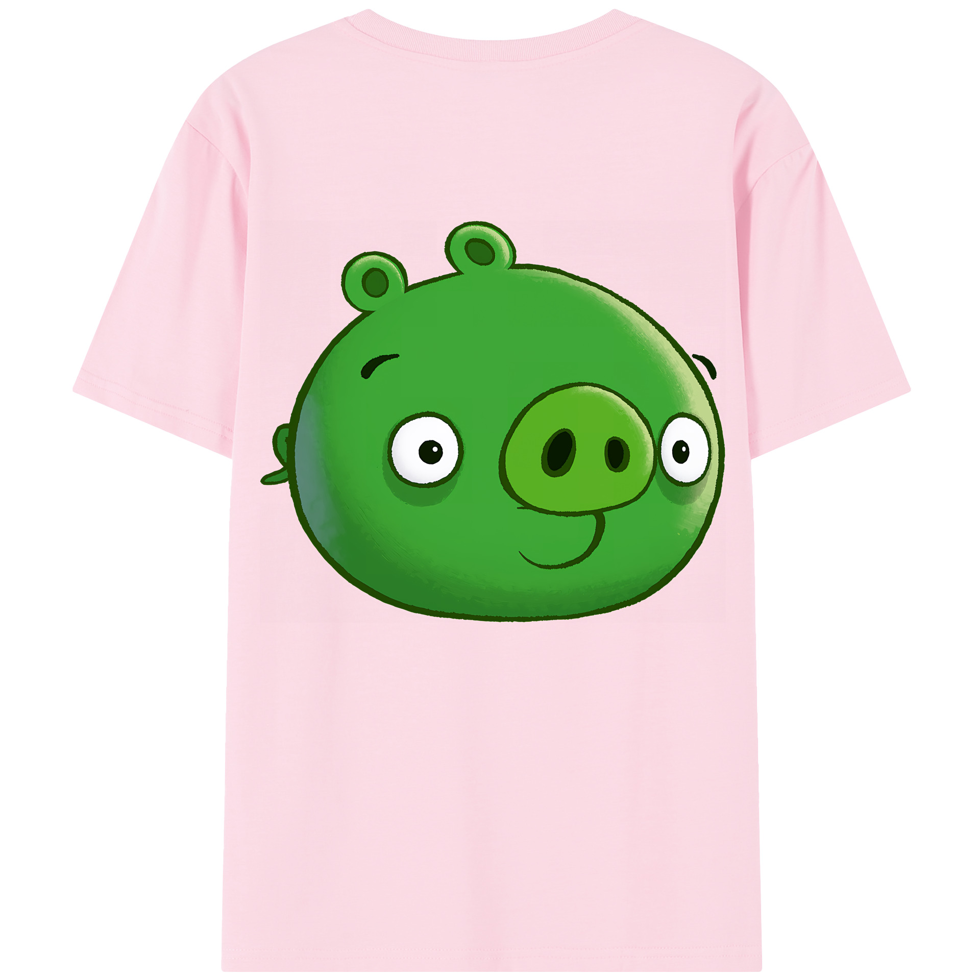 （画像用） Angry Birds アングリーバード 綿100％半袖Tシャツ（背面プリント）