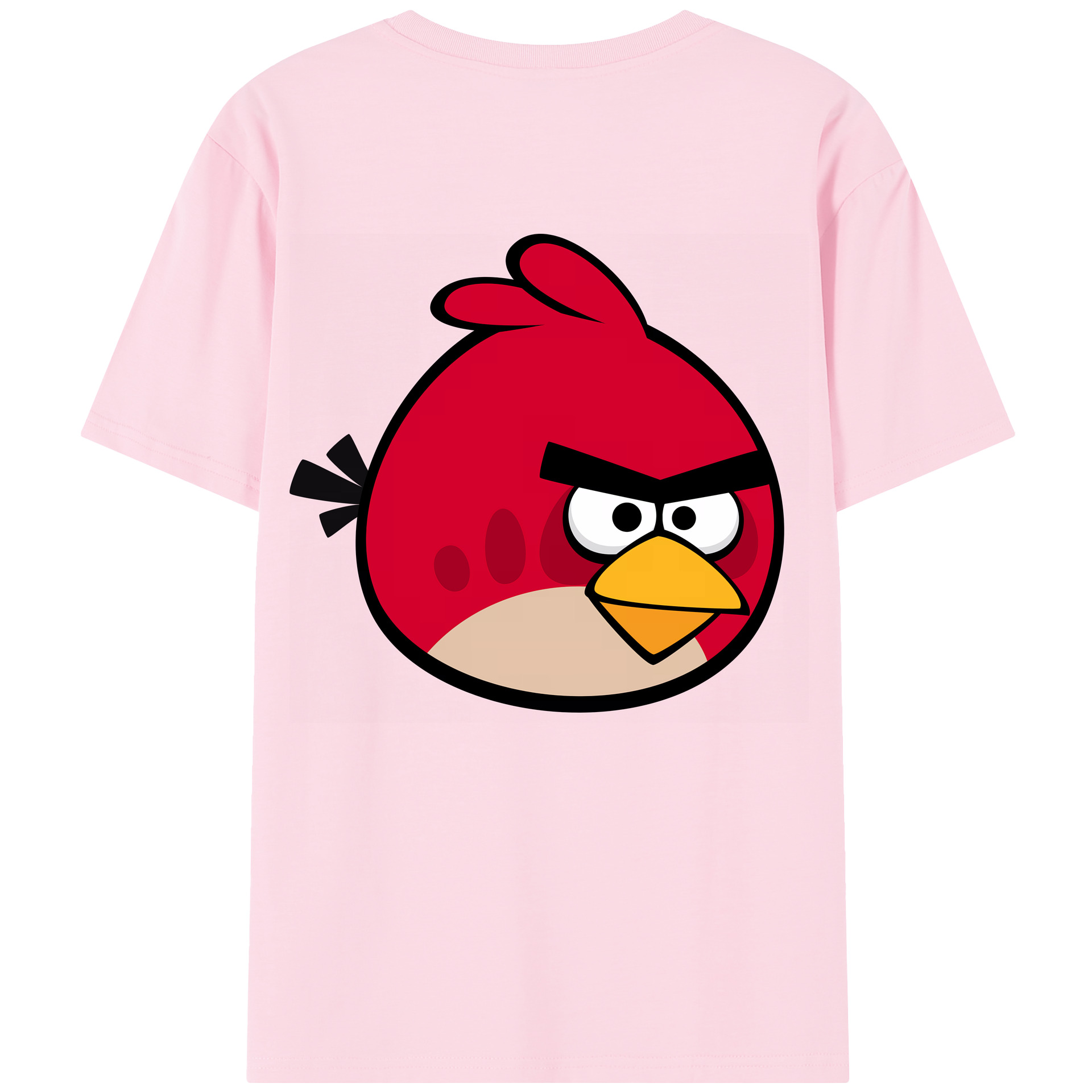 （画像用） Angry Birds アングリーバード 綿100％半袖Tシャツ（背面プリント）