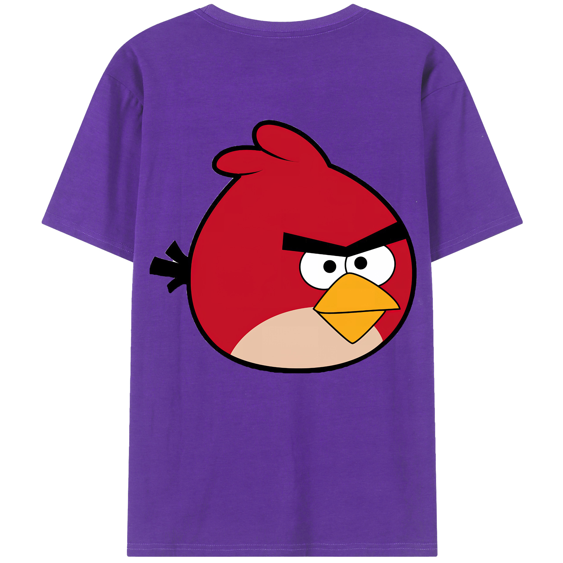 （画像用） Angry Birds アングリーバード 綿100％半袖Tシャツ（背面プリント）