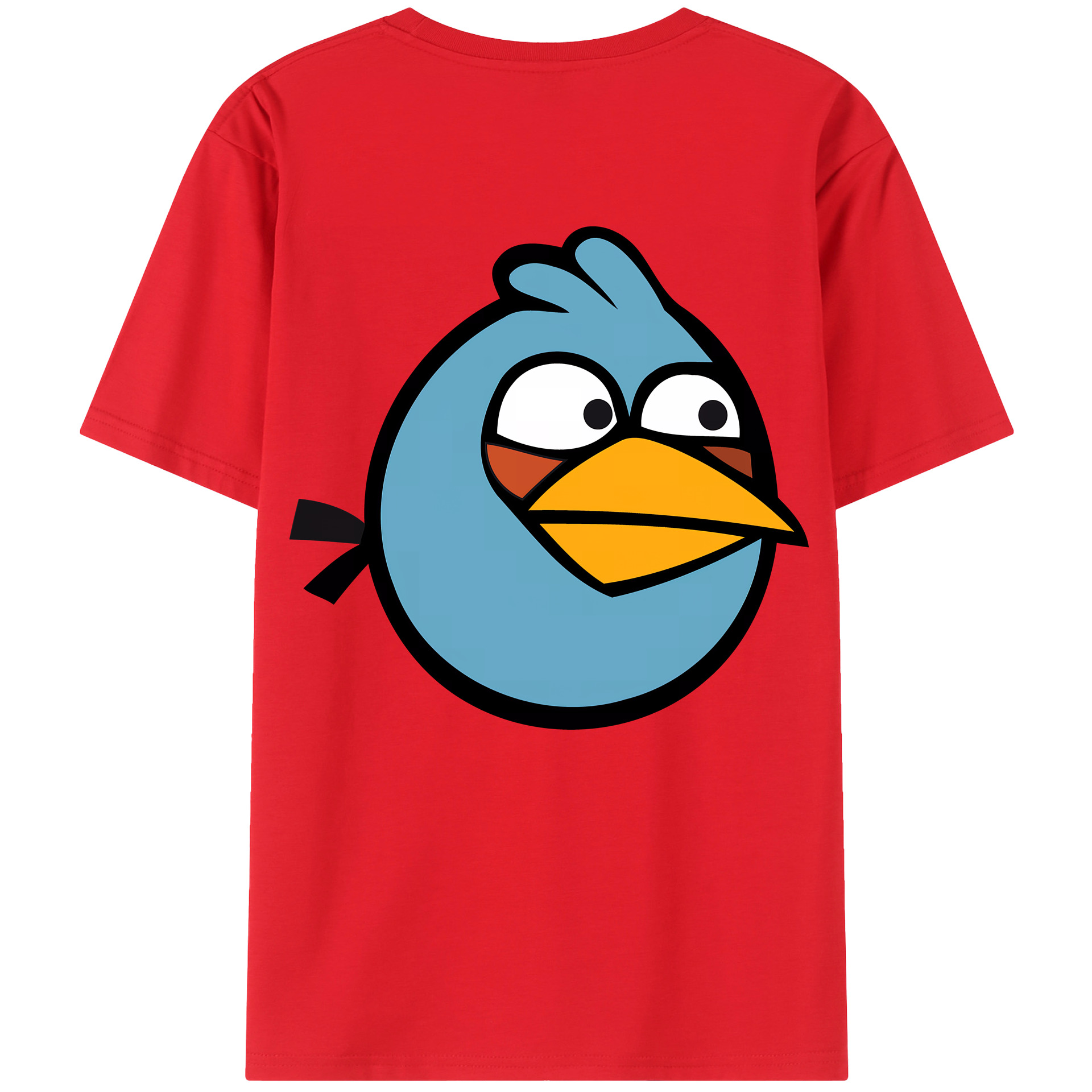 （画像用） Angry Birds アングリーバード 綿100％半袖Tシャツ（背面プリント）