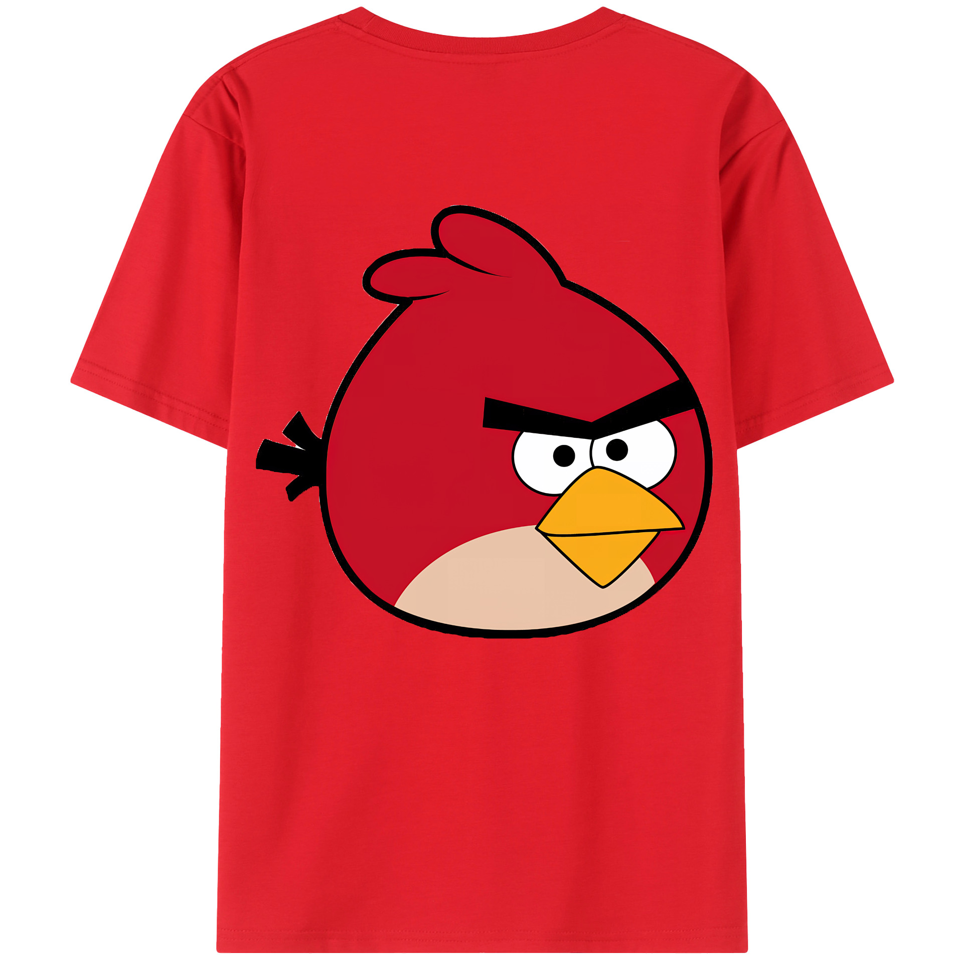 （画像用） Angry Birds アングリーバード 綿100％半袖Tシャツ（背面プリント）