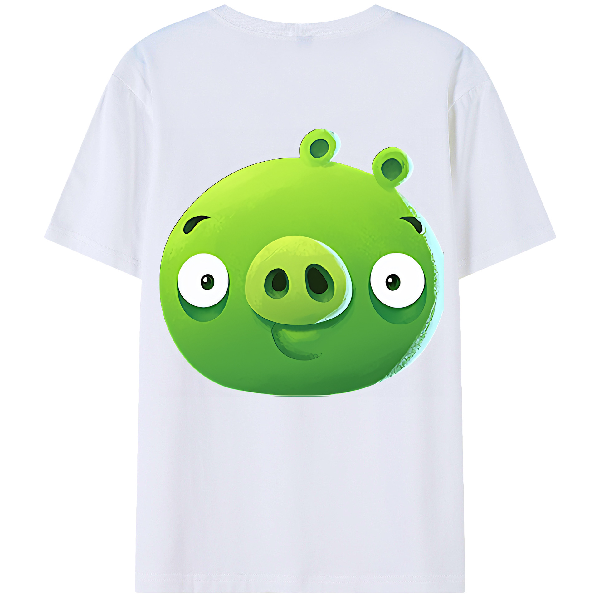（画像用） Angry Birds アングリーバード 綿100％半袖Tシャツ（背面プリント）