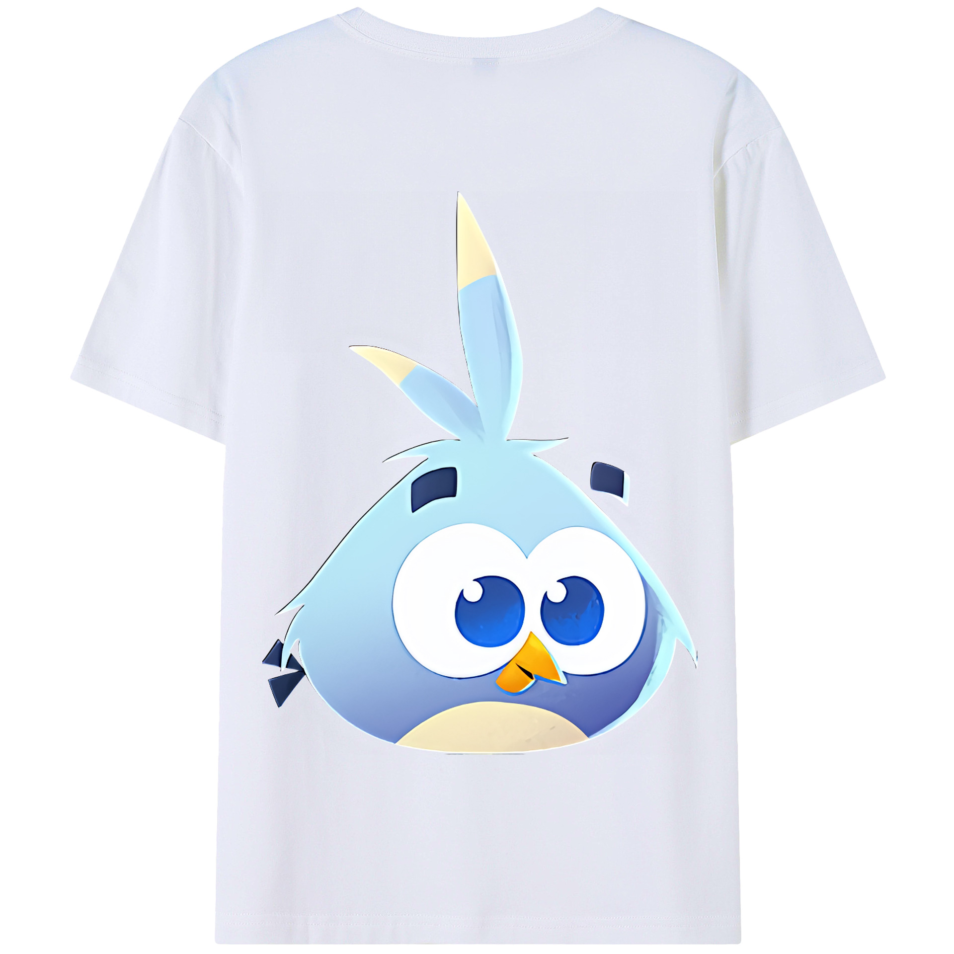 （画像用） Angry Birds アングリーバード 綿100％半袖Tシャツ（背面プリント）