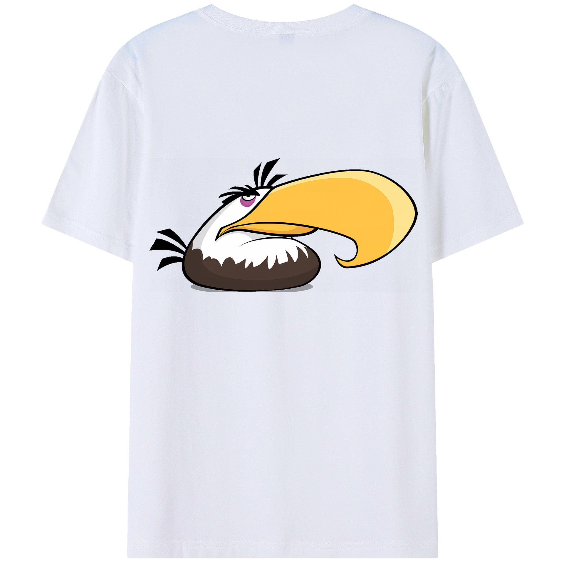 （画像用） Angry Birds アングリーバード 綿100％半袖Tシャツ（背面プリント）