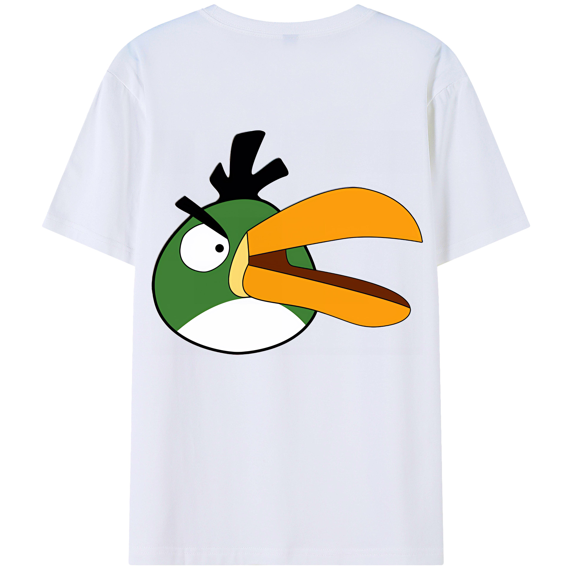 （画像用） Angry Birds アングリーバード 綿100％半袖Tシャツ（背面プリント）