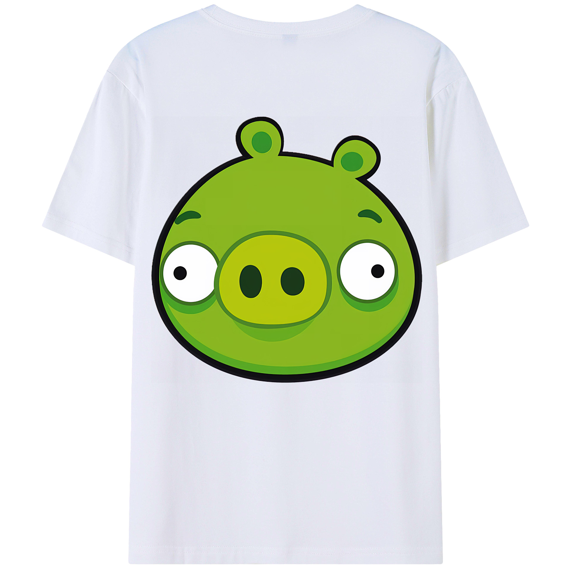（画像用） Angry Birds アングリーバード 綿100％半袖Tシャツ（背面プリント）