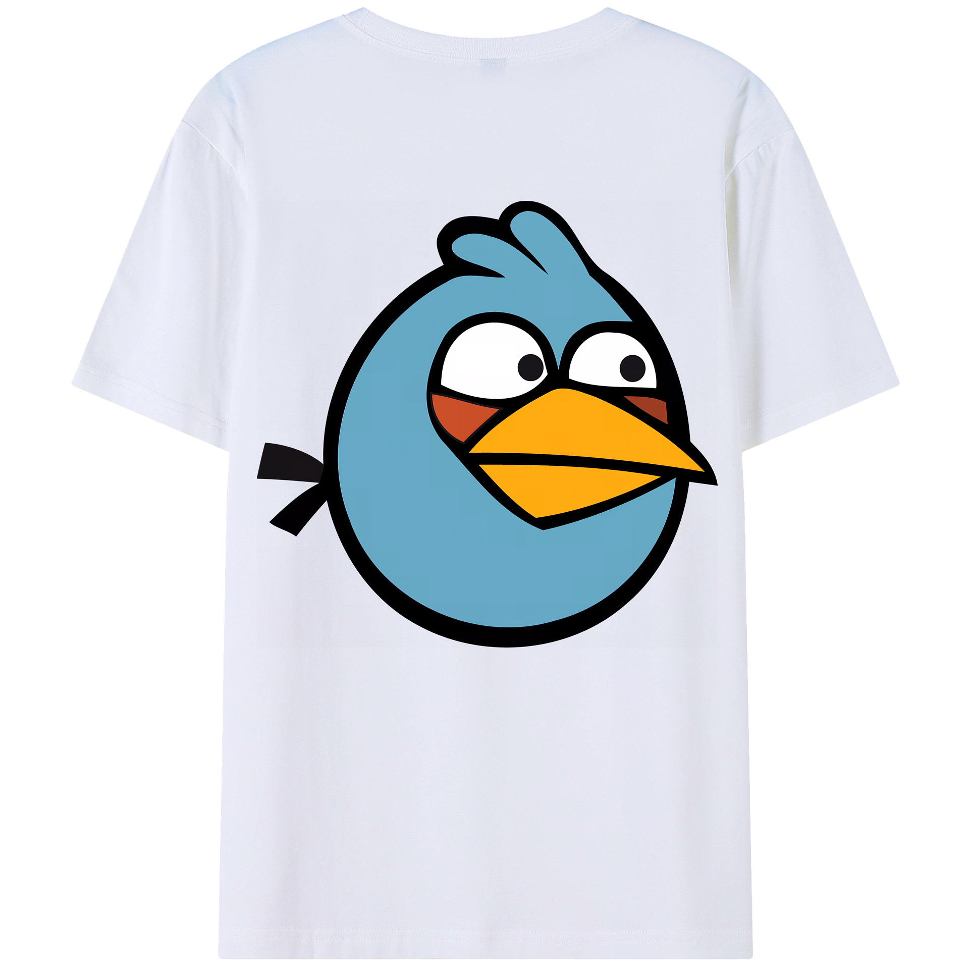 （画像用） Angry Birds アングリーバード 綿100％半袖Tシャツ（背面プリント）