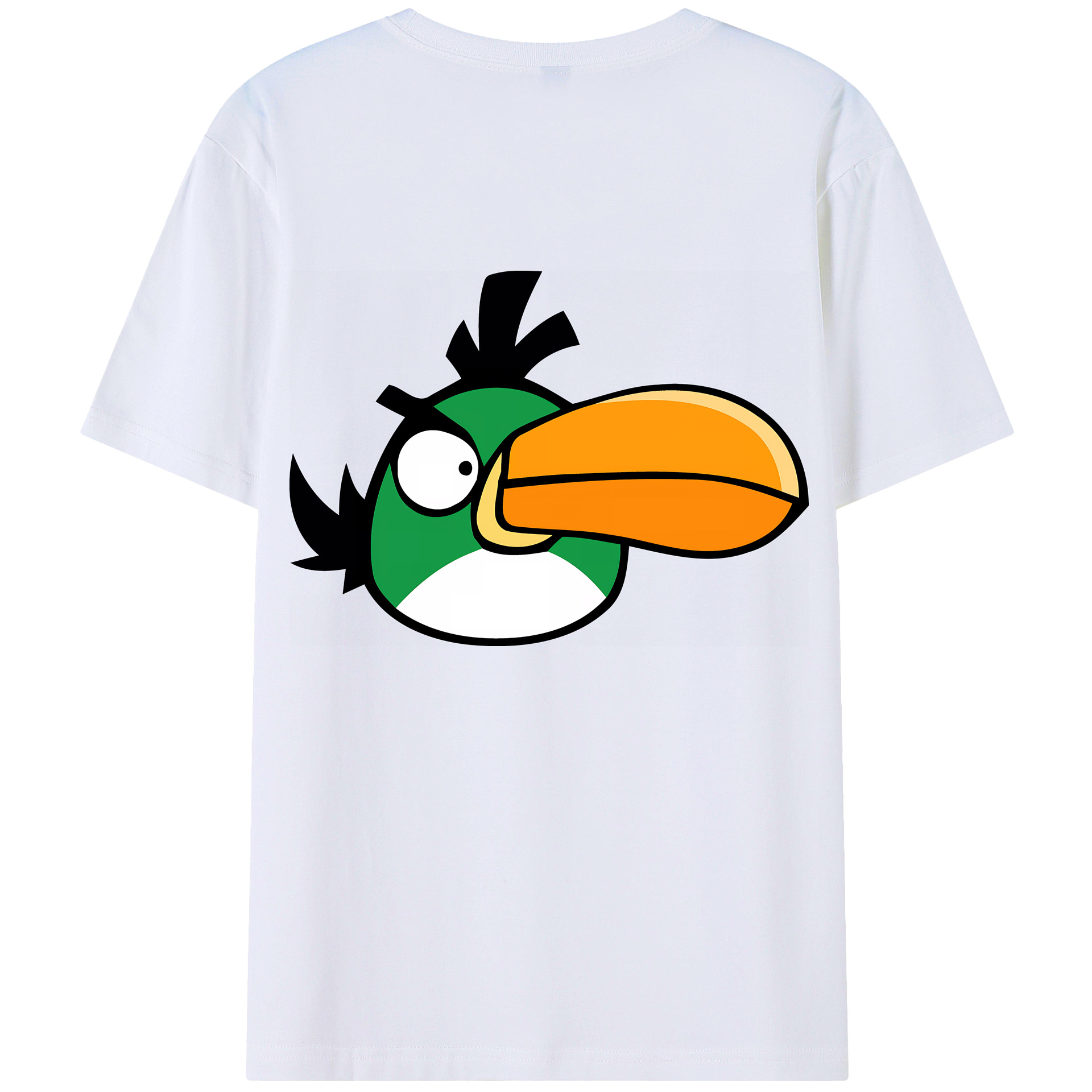 （画像用） Angry Birds アングリーバード 綿100％半袖Tシャツ（背面プリント）