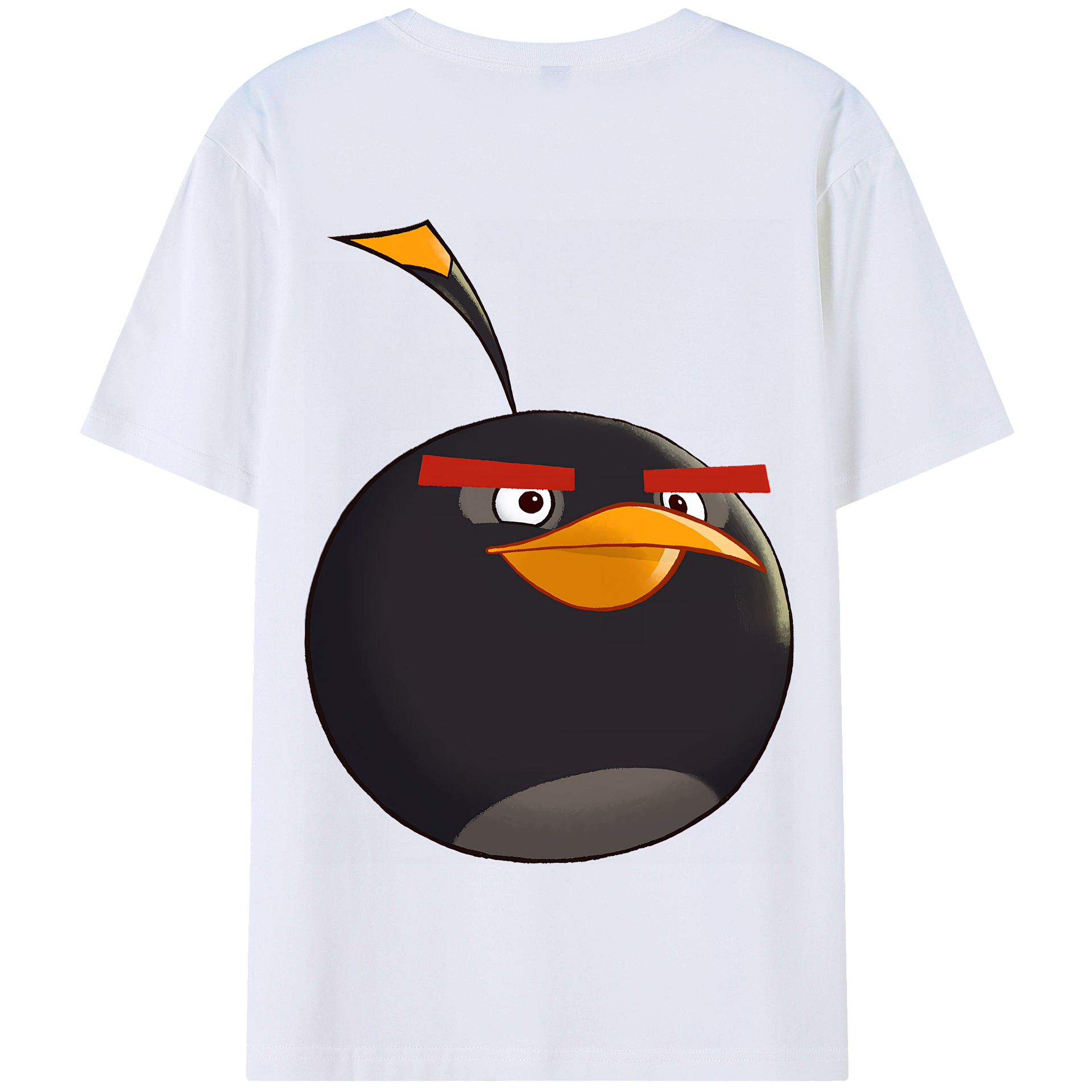 （画像用） Angry Birds アングリーバード 綿100％半袖Tシャツ（背面プリント）