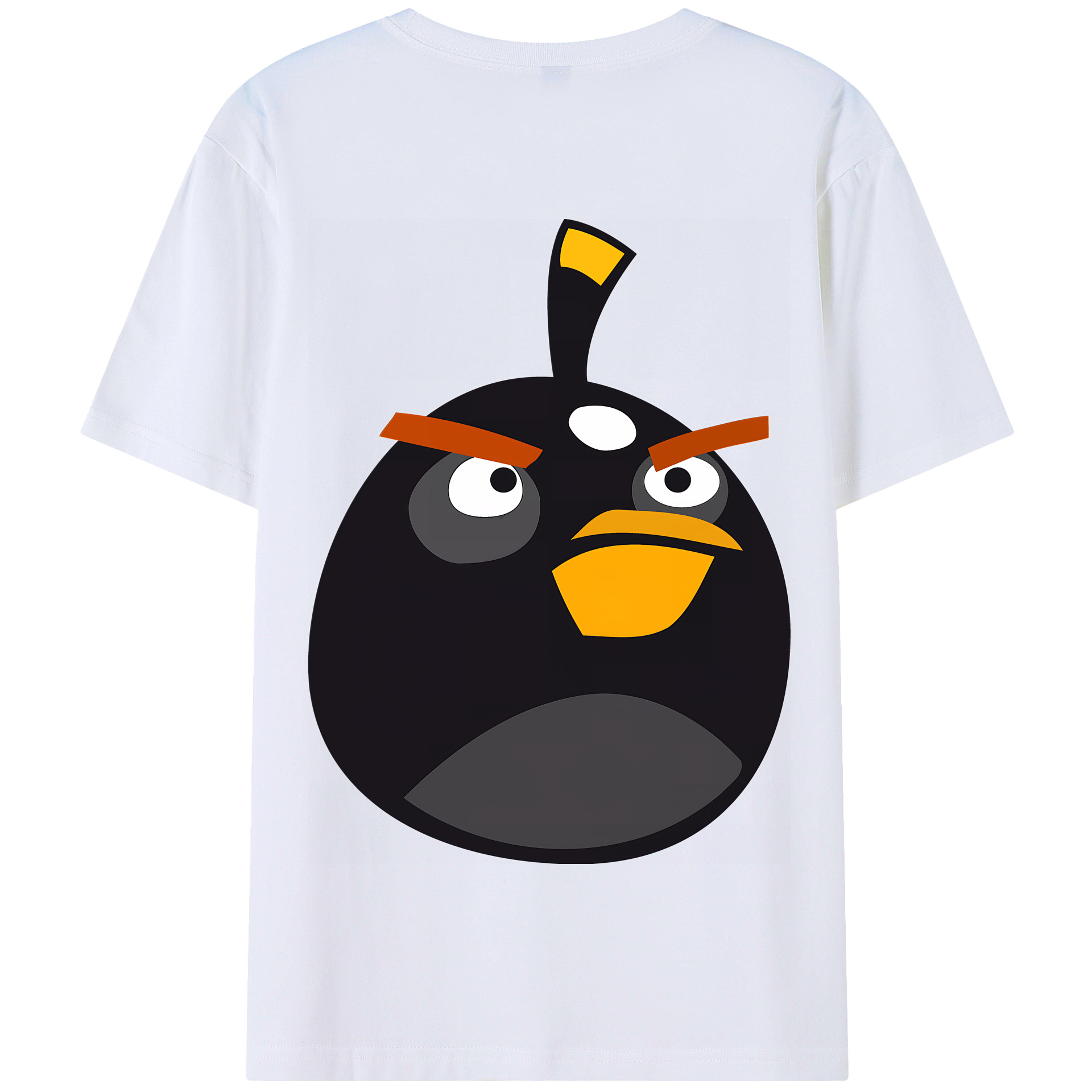 （画像用） Angry Birds アングリーバード 綿100％半袖Tシャツ（背面プリント）