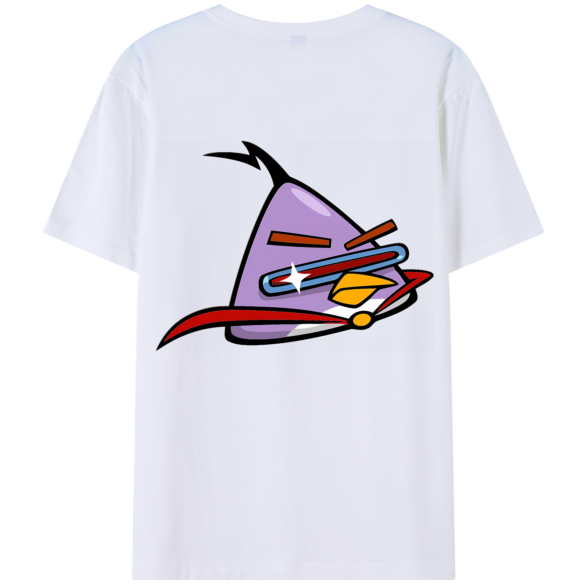 （画像用） Angry Birds アングリーバード 綿100％半袖Tシャツ（背面プリント）