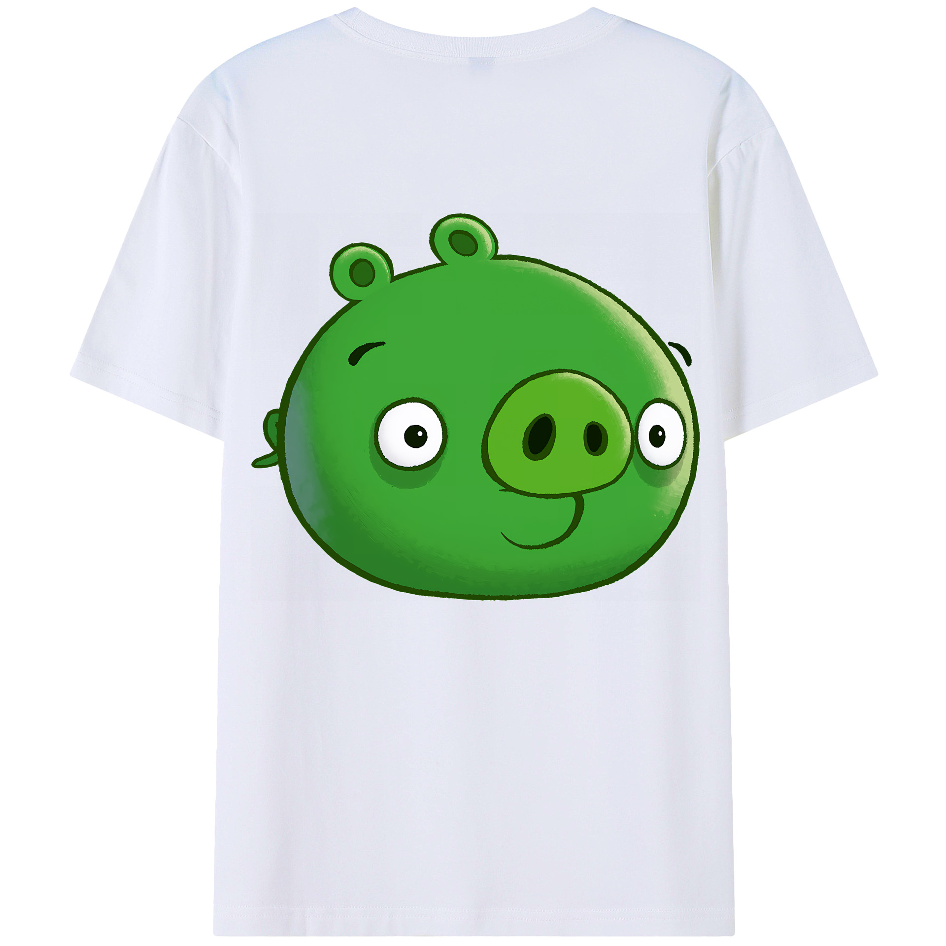 （画像用） Angry Birds アングリーバード 綿100％半袖Tシャツ（背面プリント）