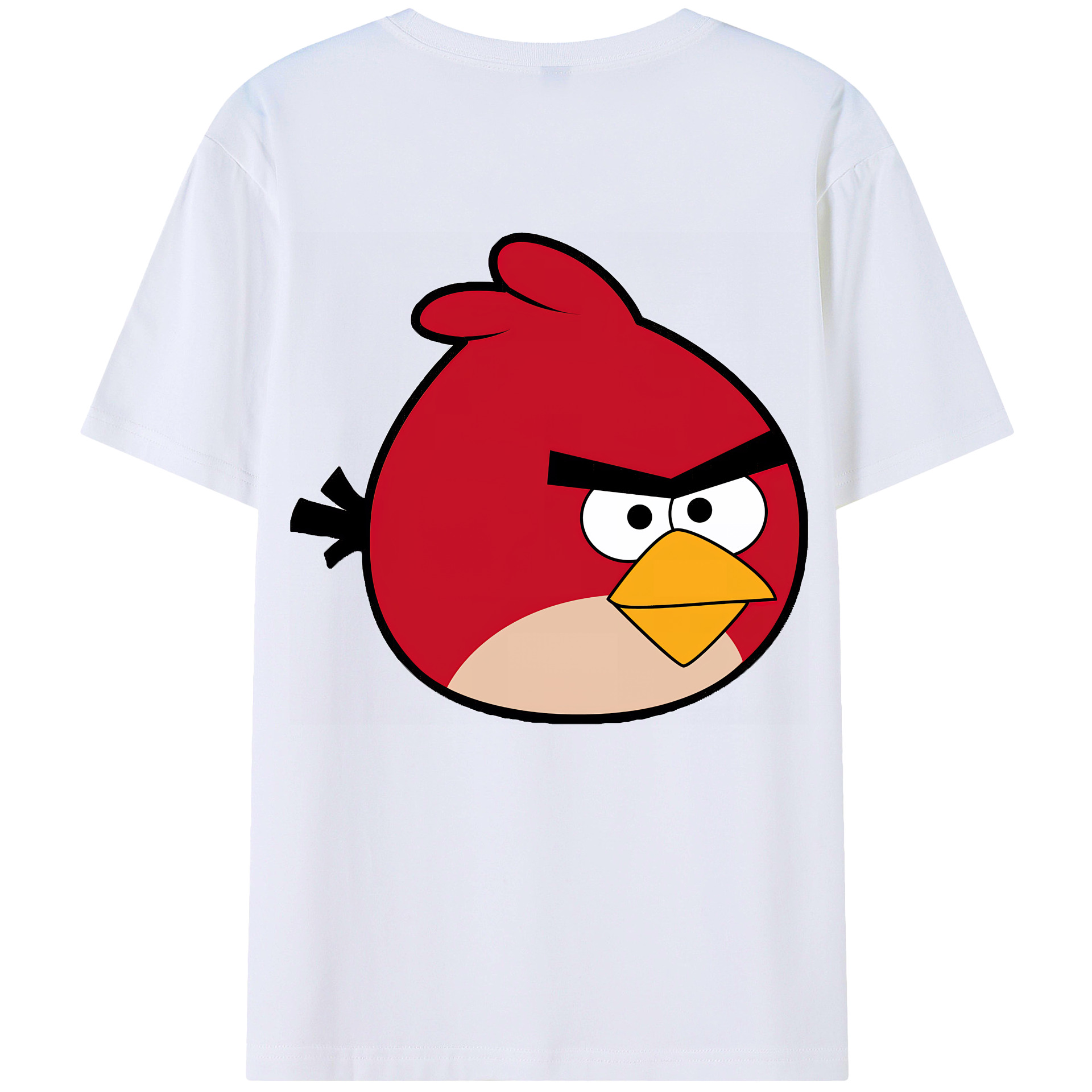 （画像用） Angry Birds アングリーバード 綿100％半袖Tシャツ（背面プリント）
