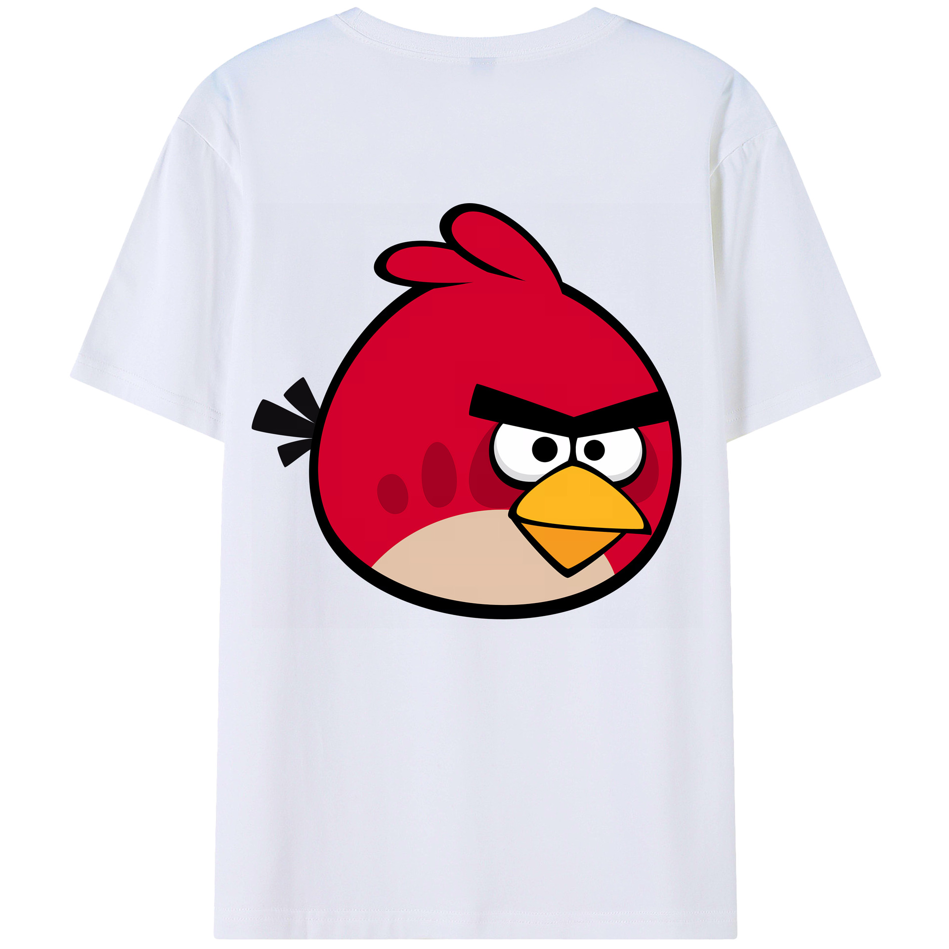（画像用） Angry Birds アングリーバード 綿100％半袖Tシャツ（背面プリント）