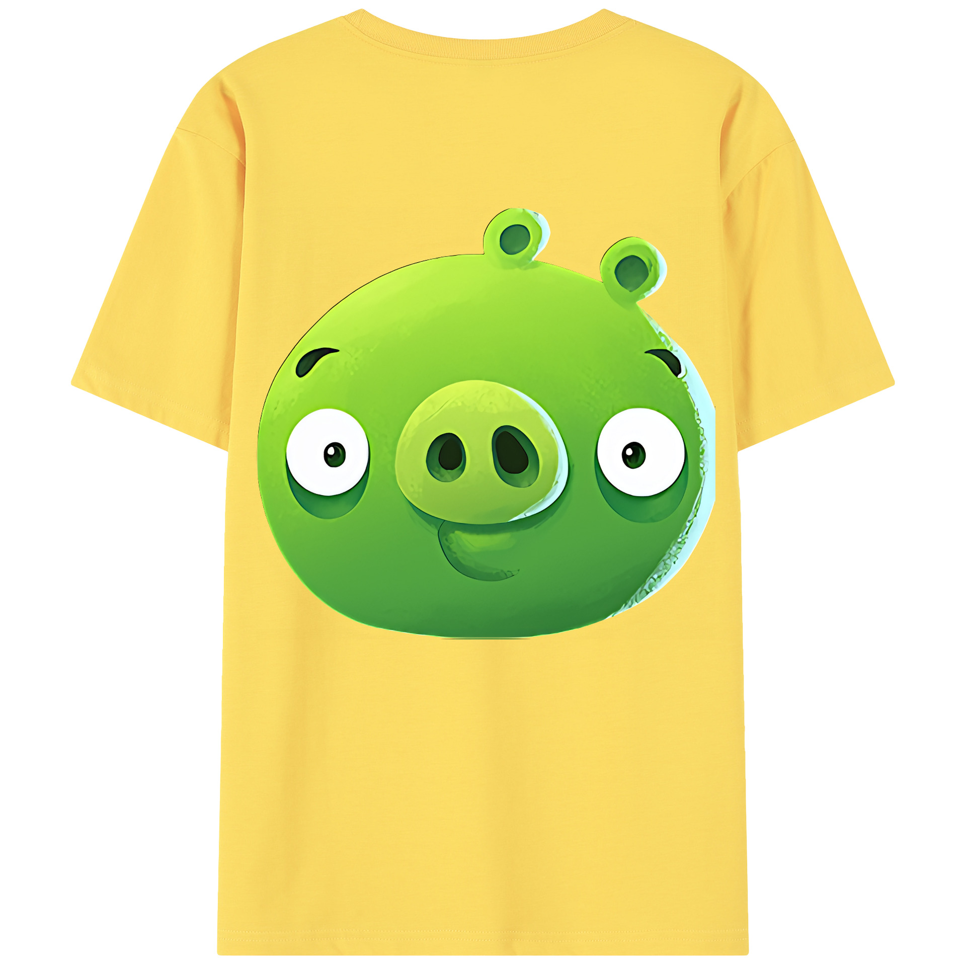 （画像用） Angry Birds アングリーバード 綿100％半袖Tシャツ（背面プリント）