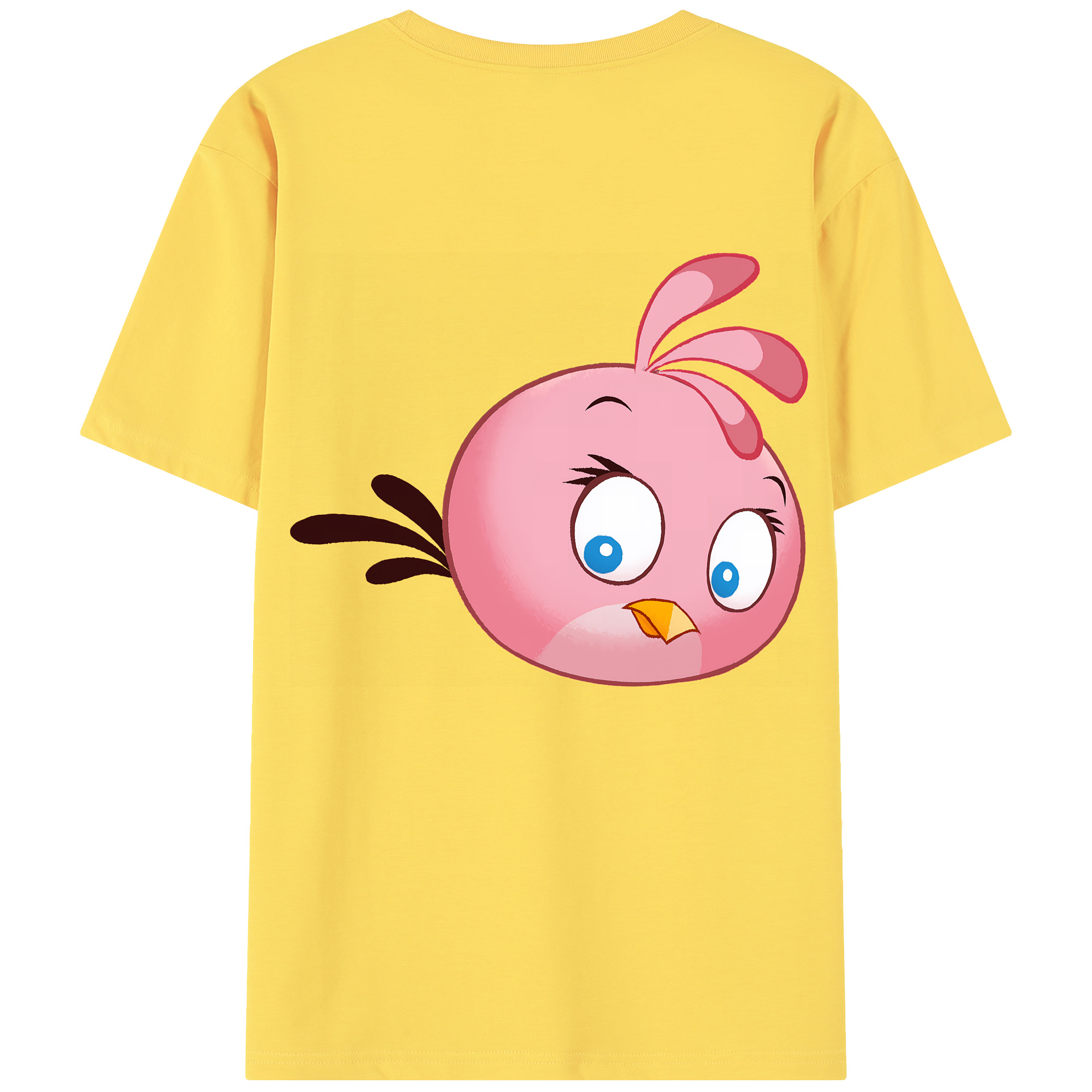 （画像用） Angry Birds アングリーバード 綿100％半袖Tシャツ（背面プリント）