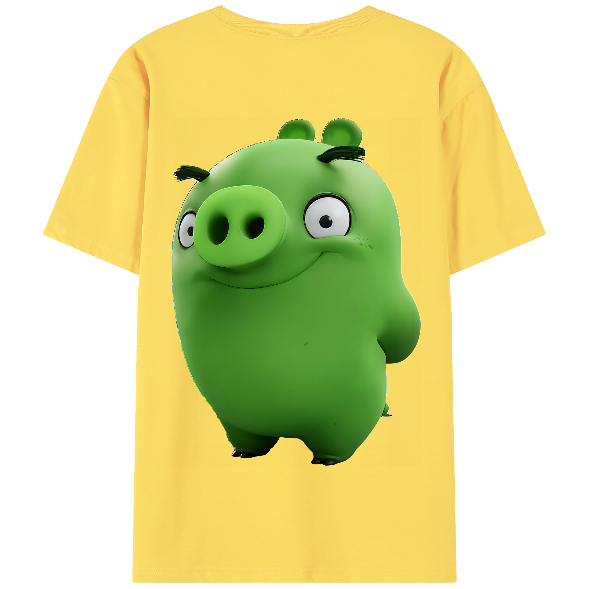 （画像用） Angry Birds アングリーバード 綿100％半袖Tシャツ（背面プリント）