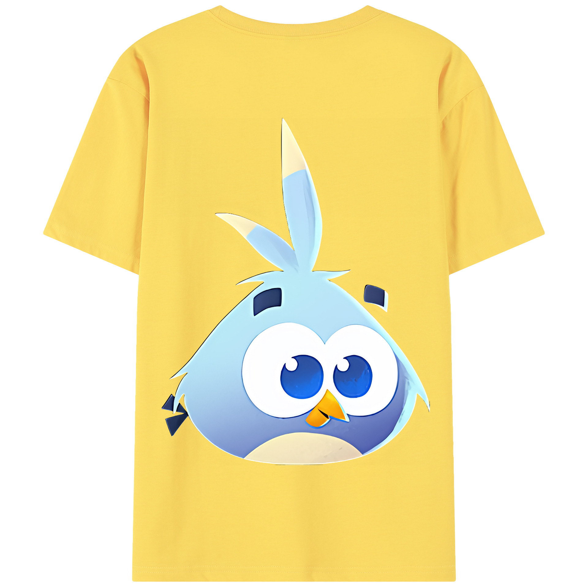 （画像用） Angry Birds アングリーバード 綿100％半袖Tシャツ（背面プリント）