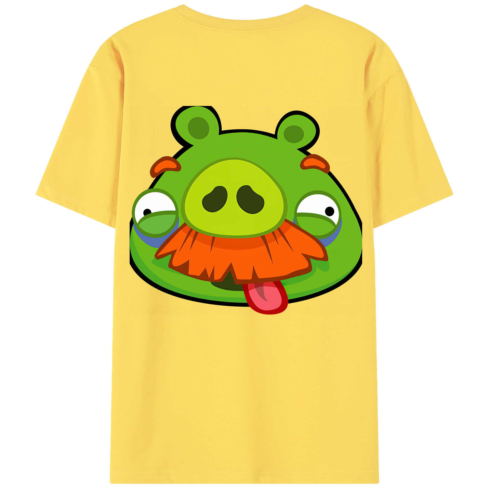（画像用） Angry Birds アングリーバード 綿100％半袖Tシャツ（背面プリント）