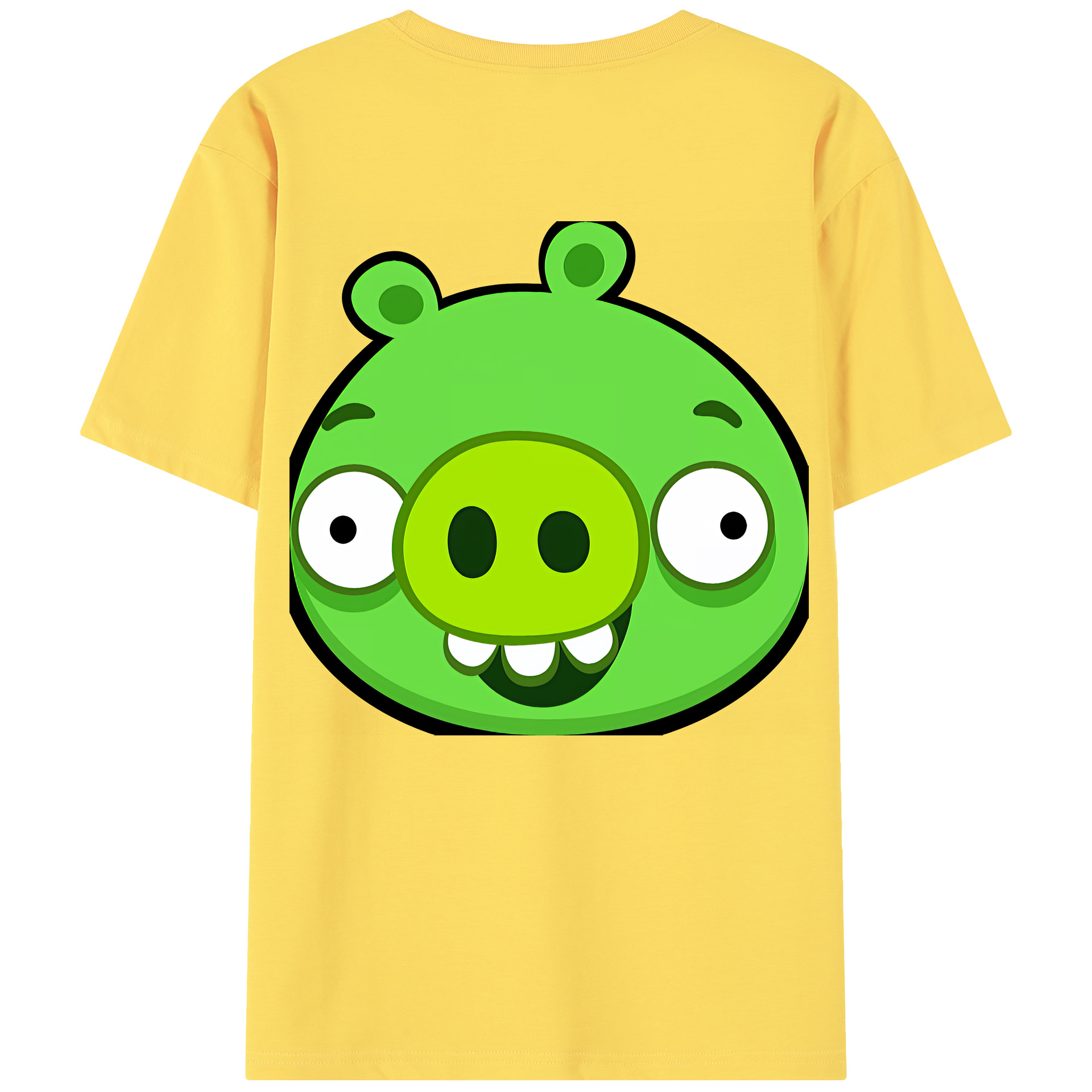 （画像用） Angry Birds アングリーバード 綿100％半袖Tシャツ（背面プリント）