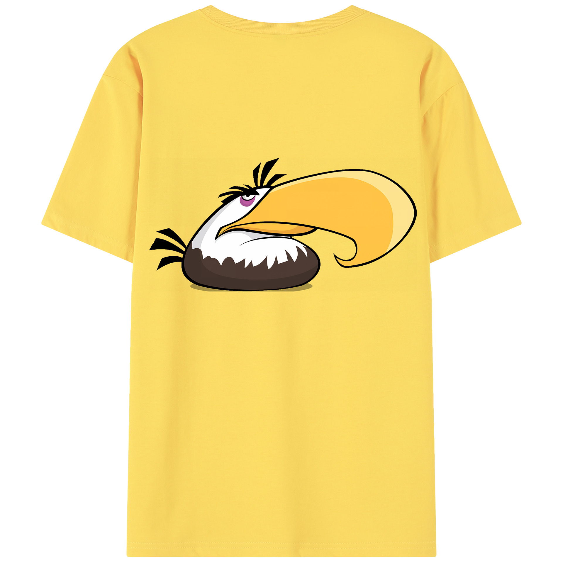 （画像用） Angry Birds アングリーバード 綿100％半袖Tシャツ（背面プリント）