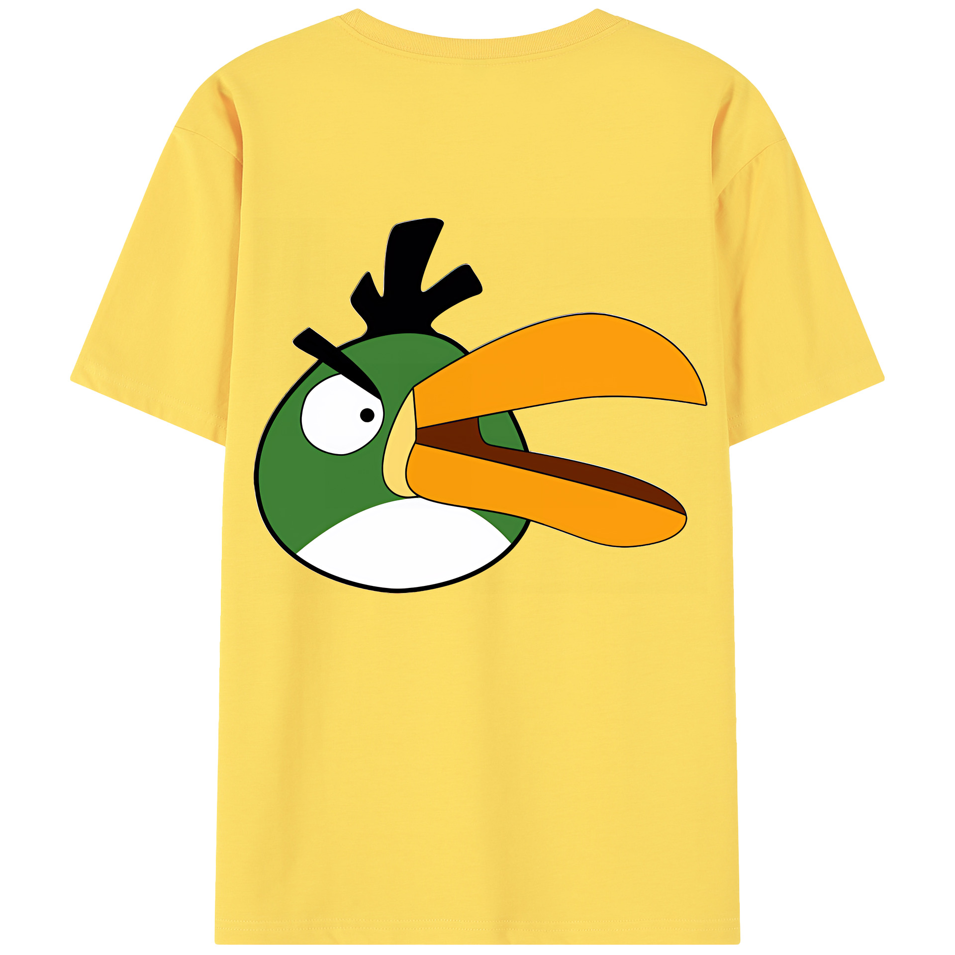 （画像用） Angry Birds アングリーバード 綿100％半袖Tシャツ（背面プリント）
