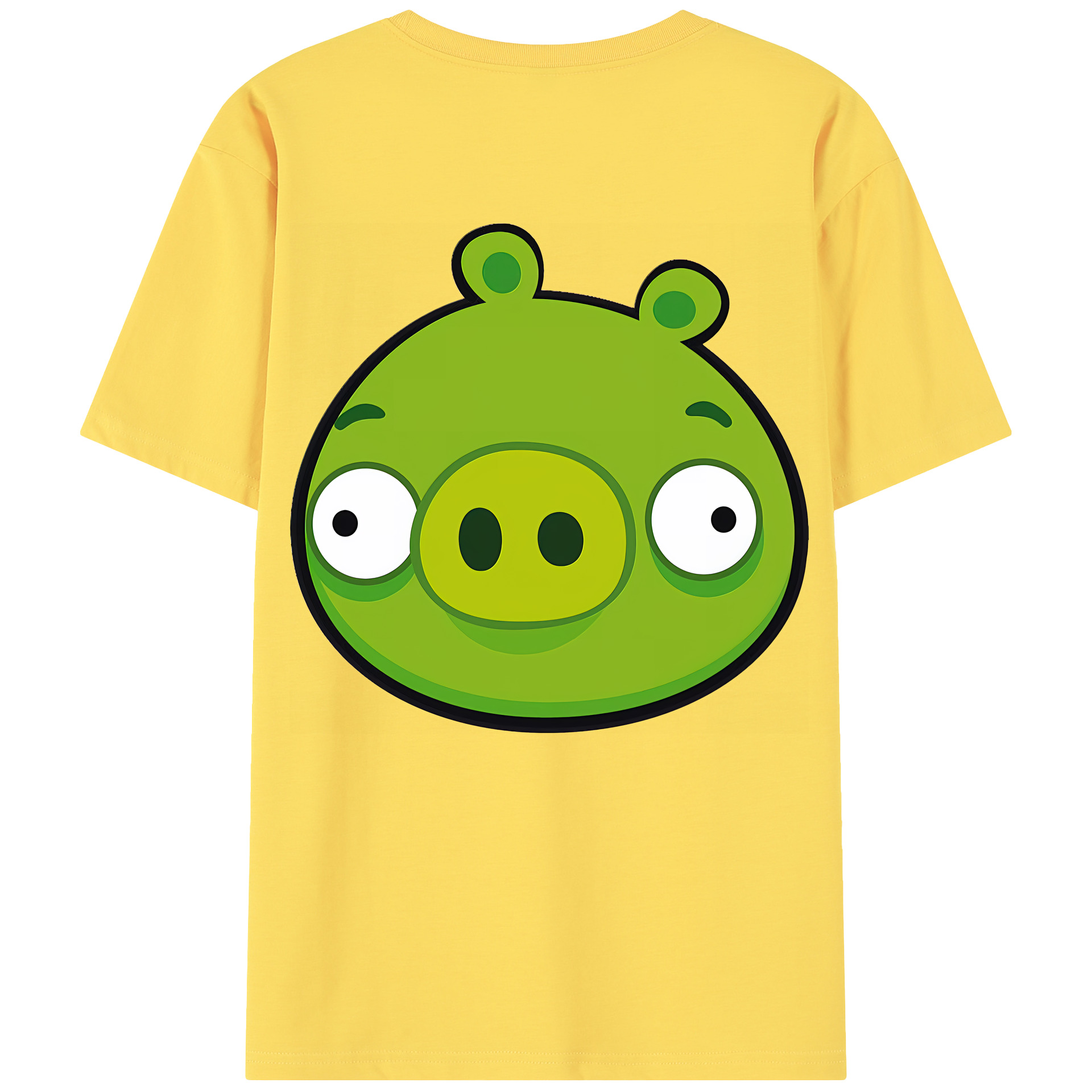 （画像用） Angry Birds アングリーバード 綿100％半袖Tシャツ（背面プリント）