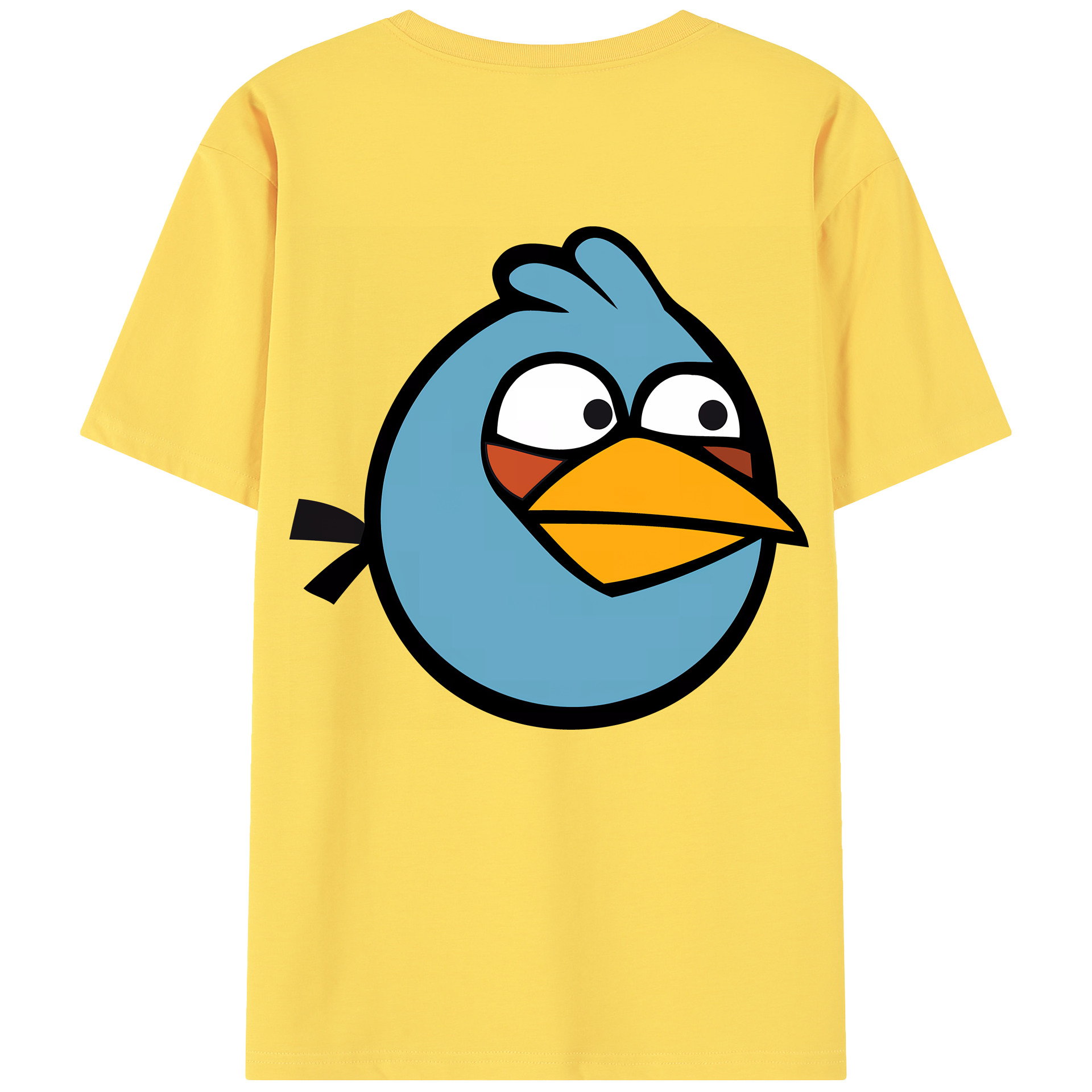 （画像用） Angry Birds アングリーバード 綿100％半袖Tシャツ（背面プリント）