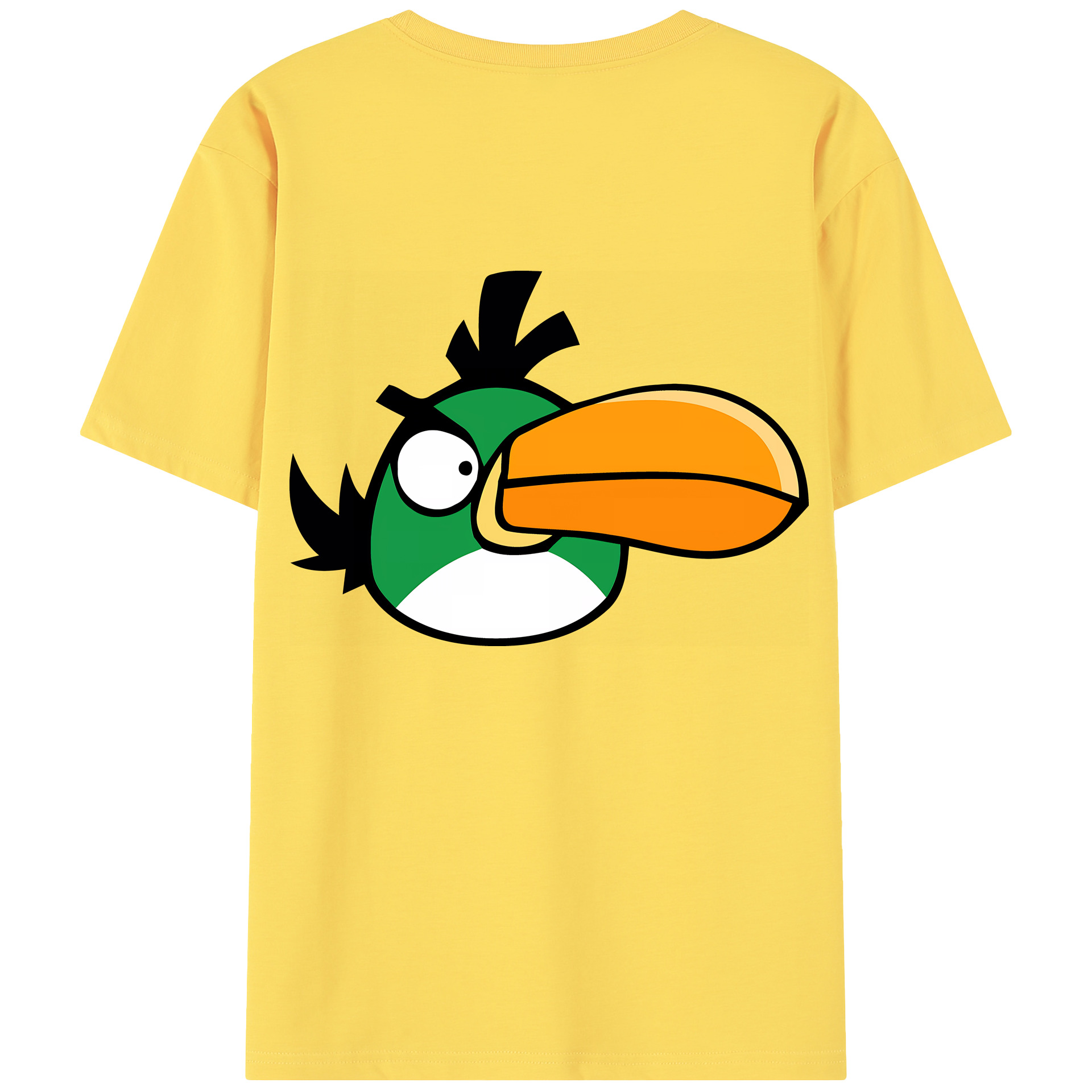 （画像用） Angry Birds アングリーバード 綿100％半袖Tシャツ（背面プリント）