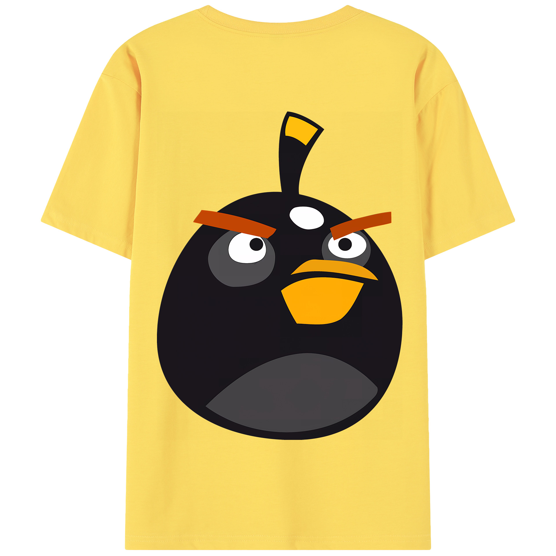 （画像用） Angry Birds アングリーバード 綿100％半袖Tシャツ（背面プリント）