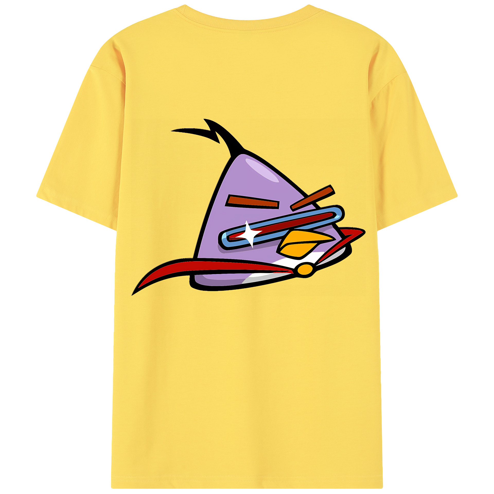 （画像用） Angry Birds アングリーバード 綿100％半袖Tシャツ（背面プリント）