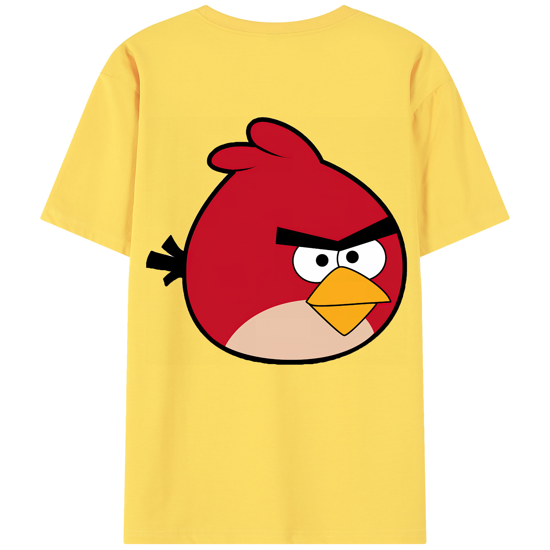 （画像用） Angry Birds アングリーバード 綿100％半袖Tシャツ（背面プリント）