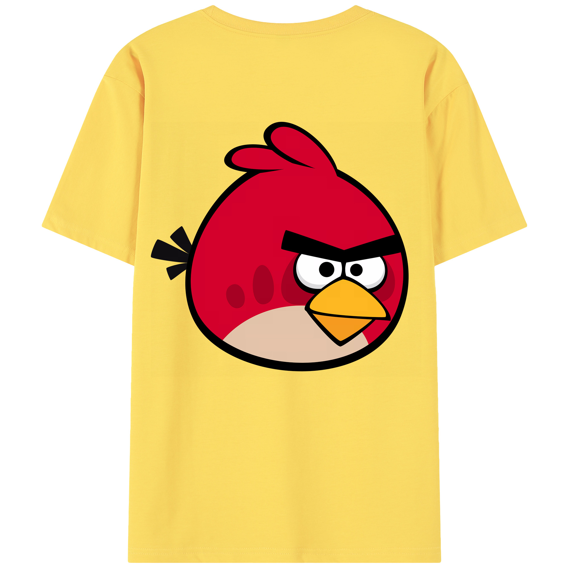 （画像用） Angry Birds アングリーバード 綿100％半袖Tシャツ（背面プリント）