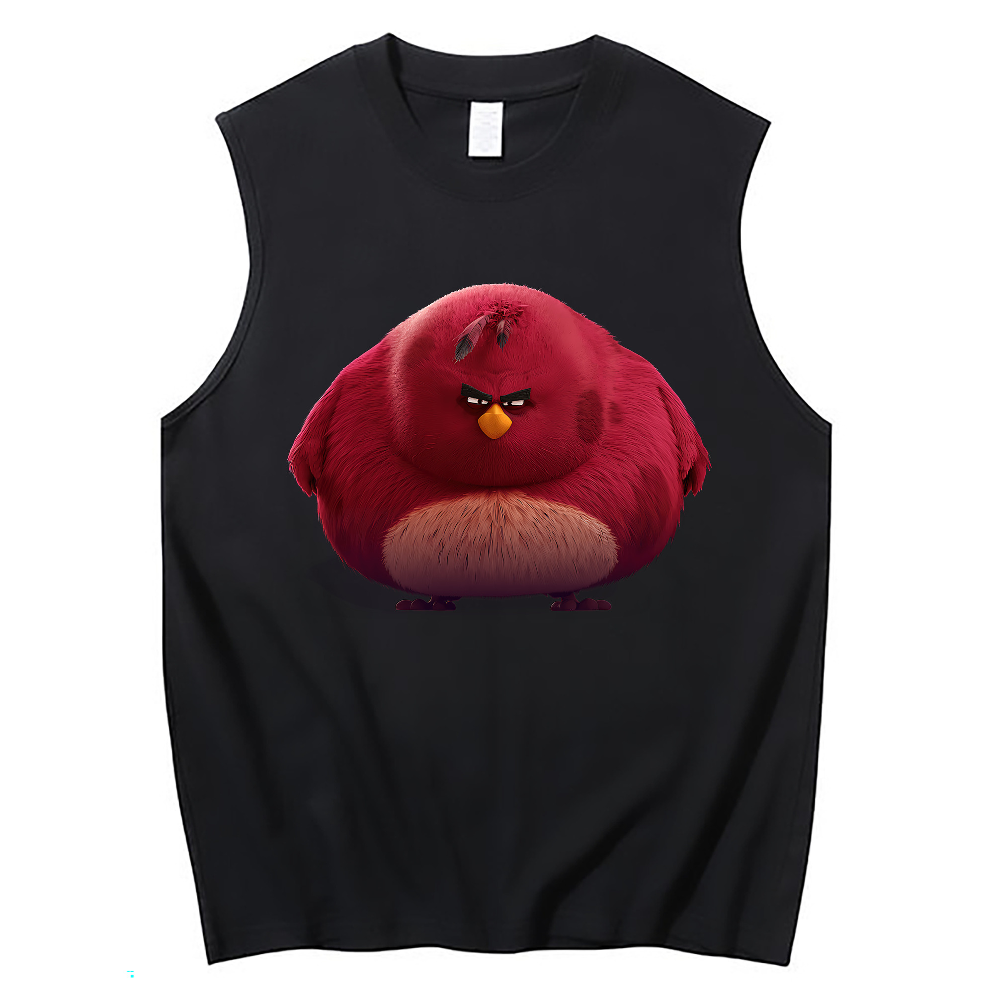 （画像用） Angry Birds アングリーバード コットン100％タンクトップ（フロントプリント）