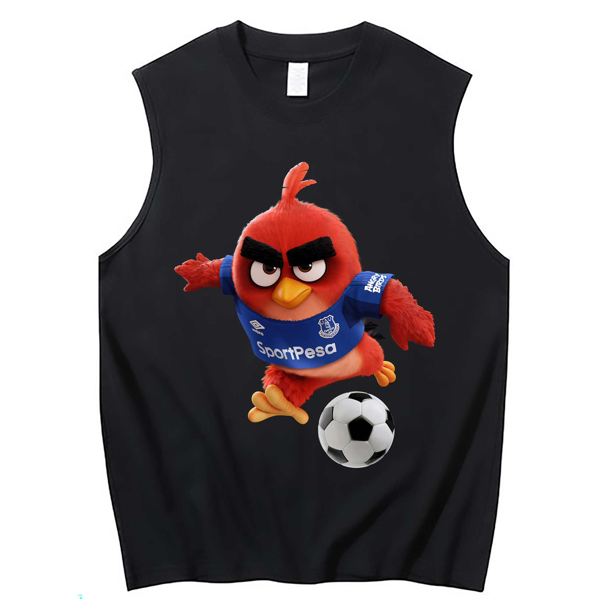 （画像用） Angry Birds アングリーバード コットン100％タンクトップ（フロントプリント）