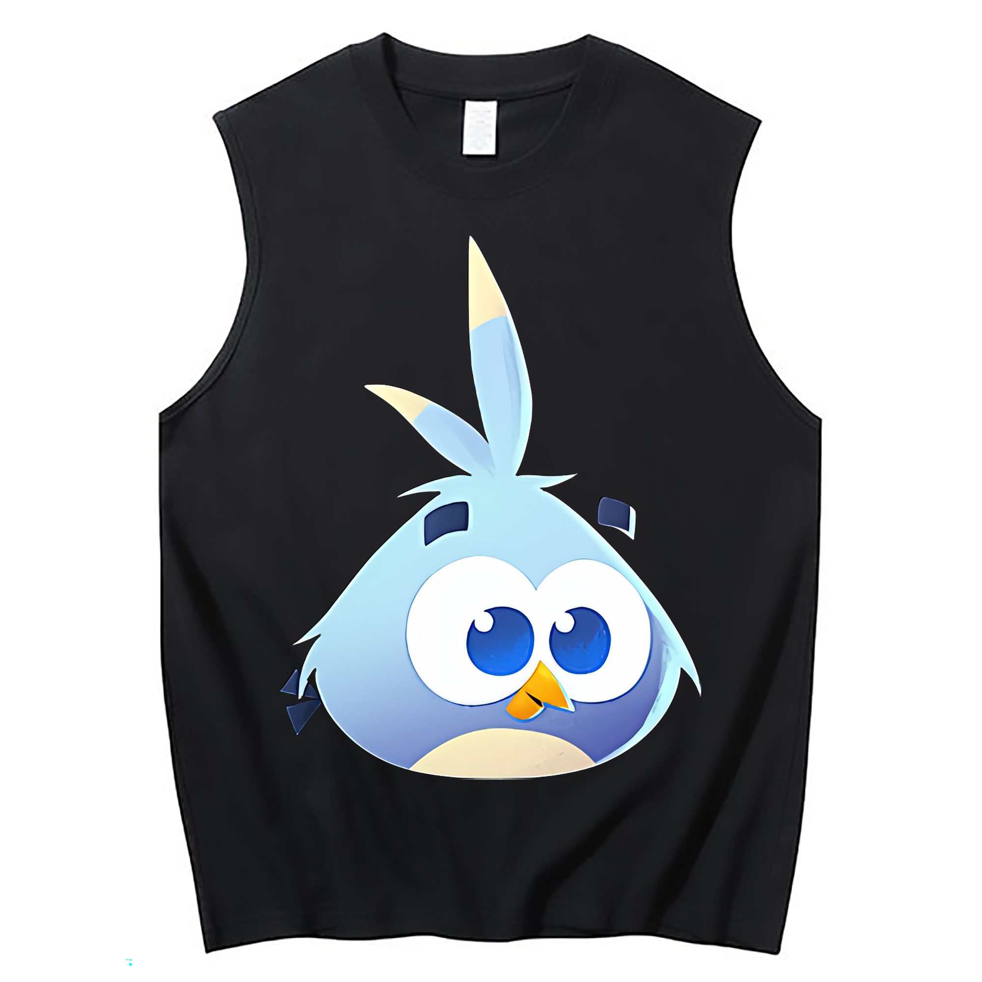 （画像用） Angry Birds アングリーバード コットン100％タンクトップ（フロントプリント）