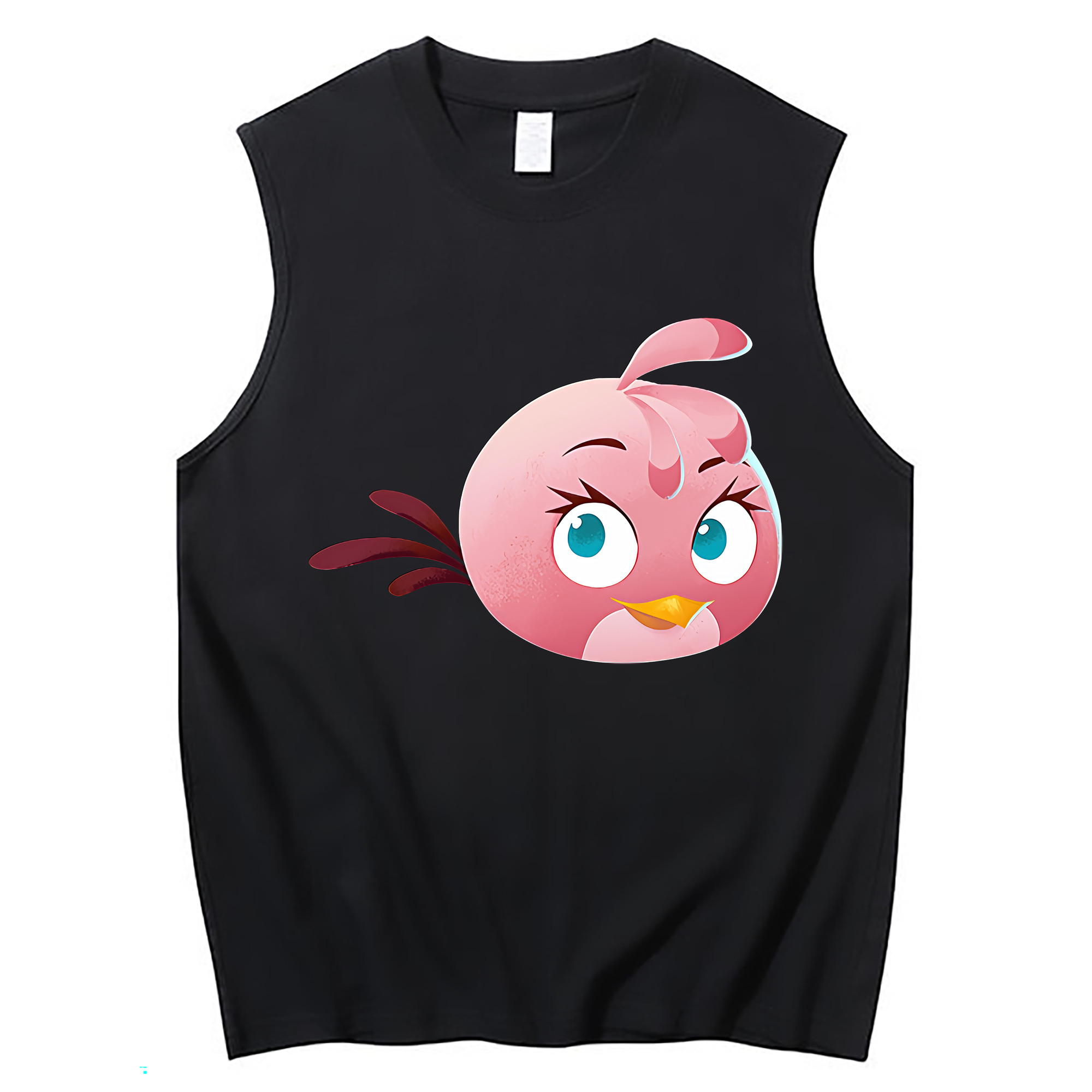 （画像用） Angry Birds アングリーバード コットン100％タンクトップ（フロントプリント）