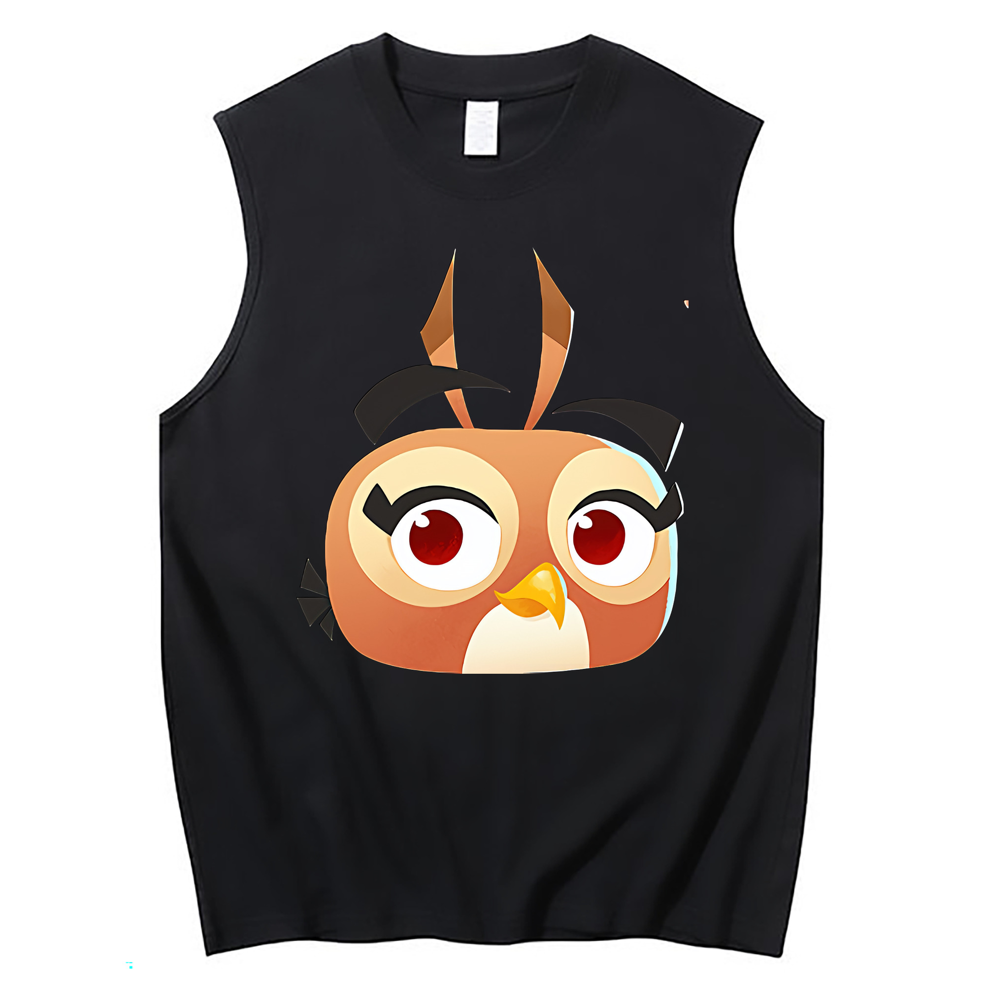 （画像用） Angry Birds アングリーバード コットン100％タンクトップ（フロントプリント）