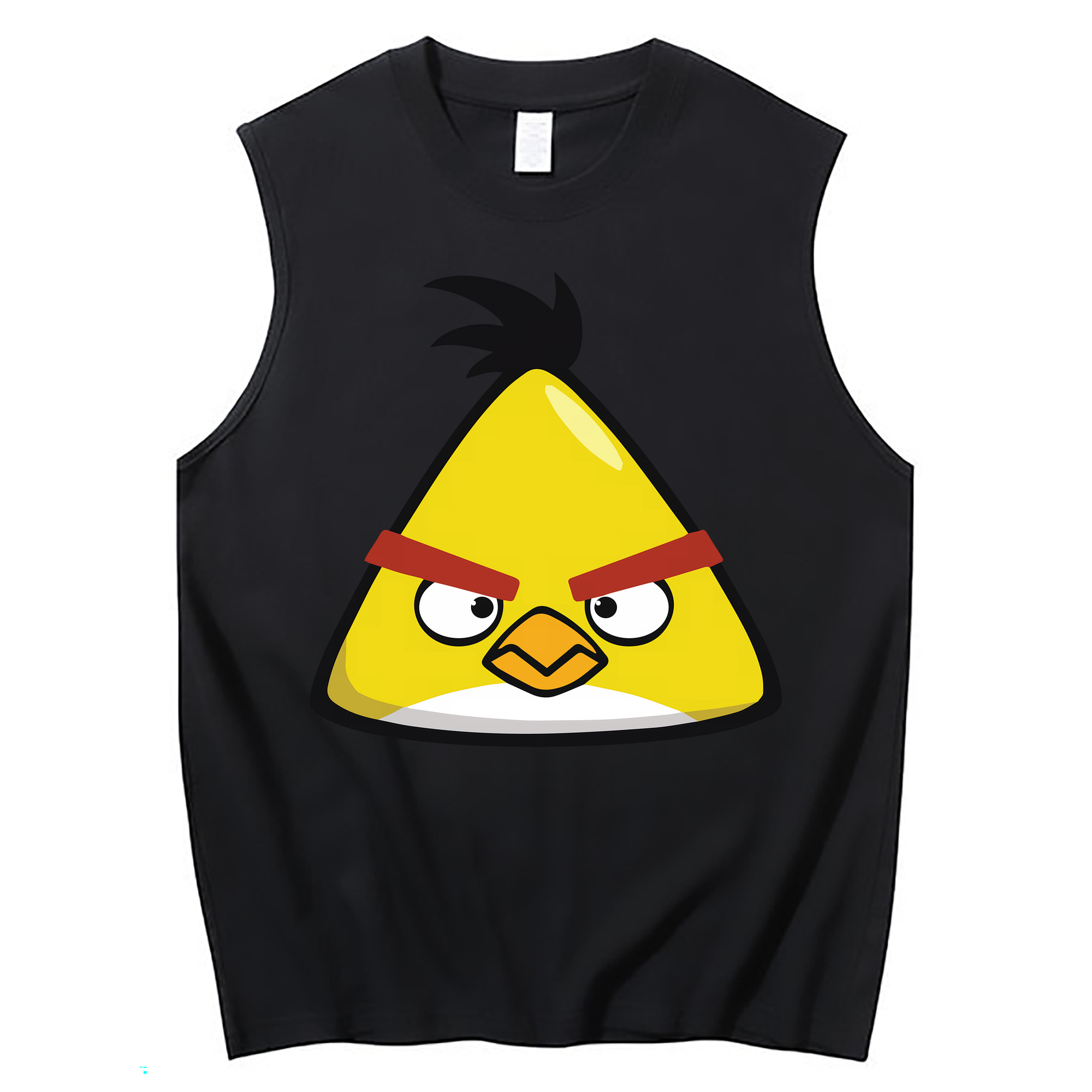 （画像用） Angry Birds アングリーバード コットン100％タンクトップ（フロントプリント）