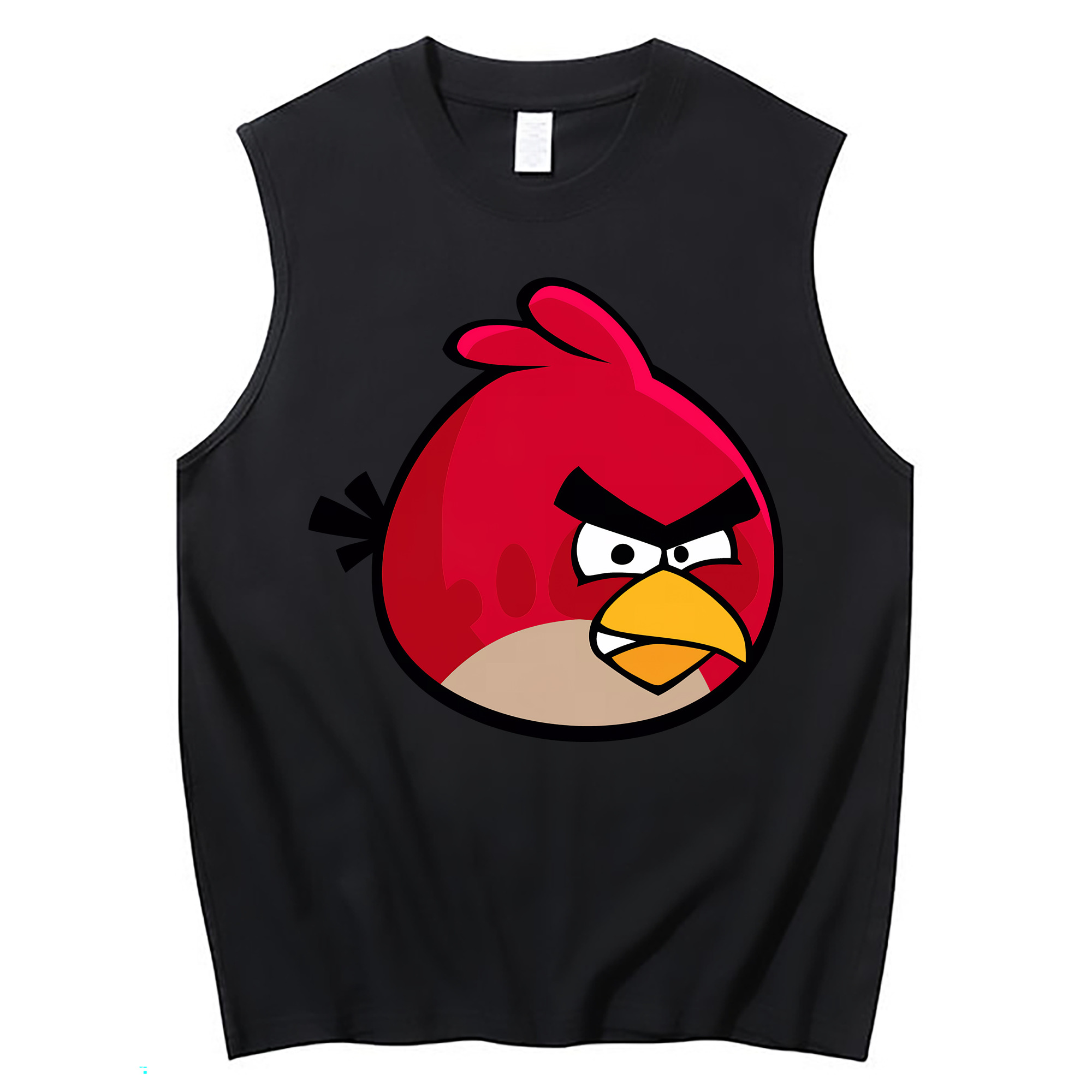（画像用） Angry Birds アングリーバード コットン100％タンクトップ（フロントプリント）
