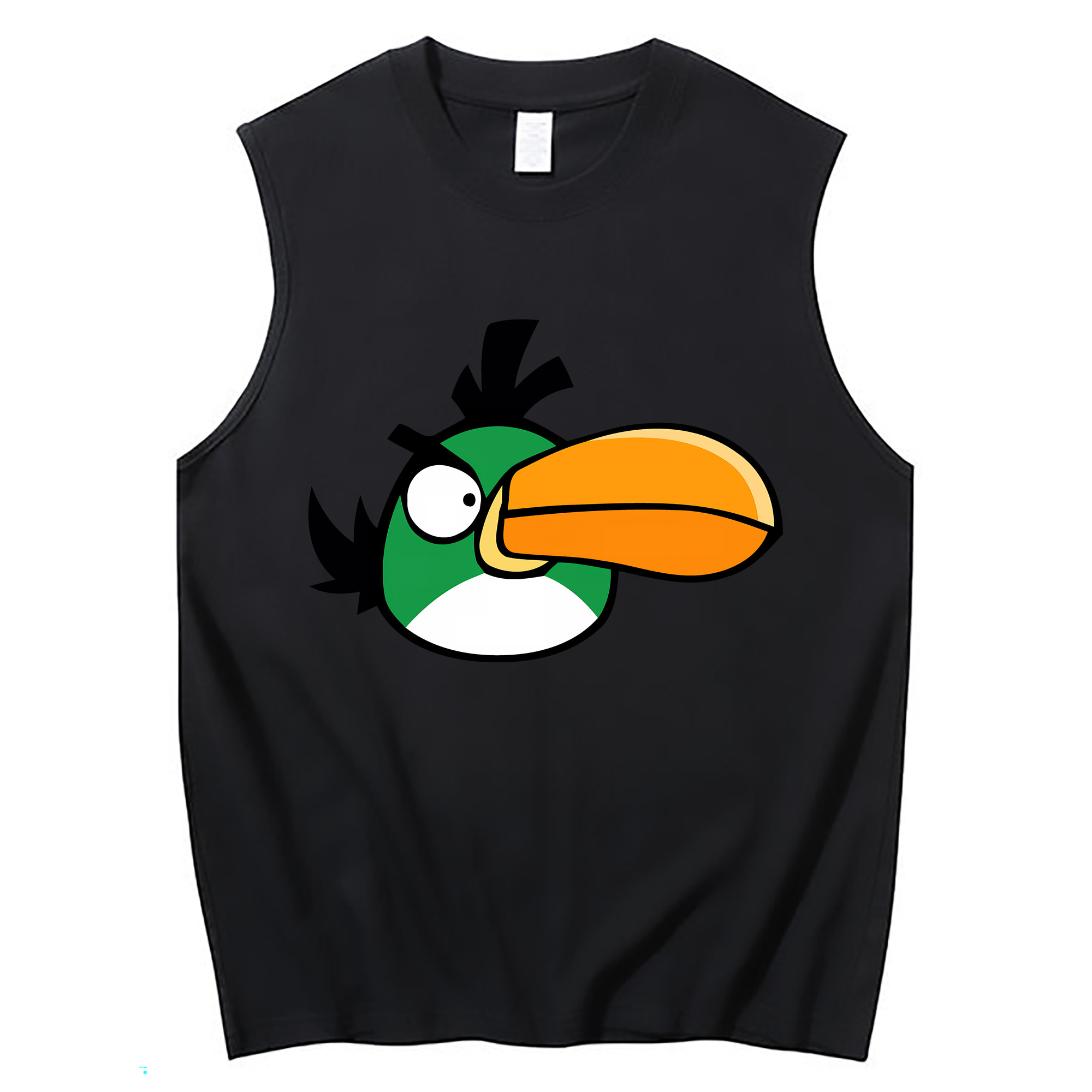 （画像用） Angry Birds アングリーバード コットン100％タンクトップ（フロントプリント）