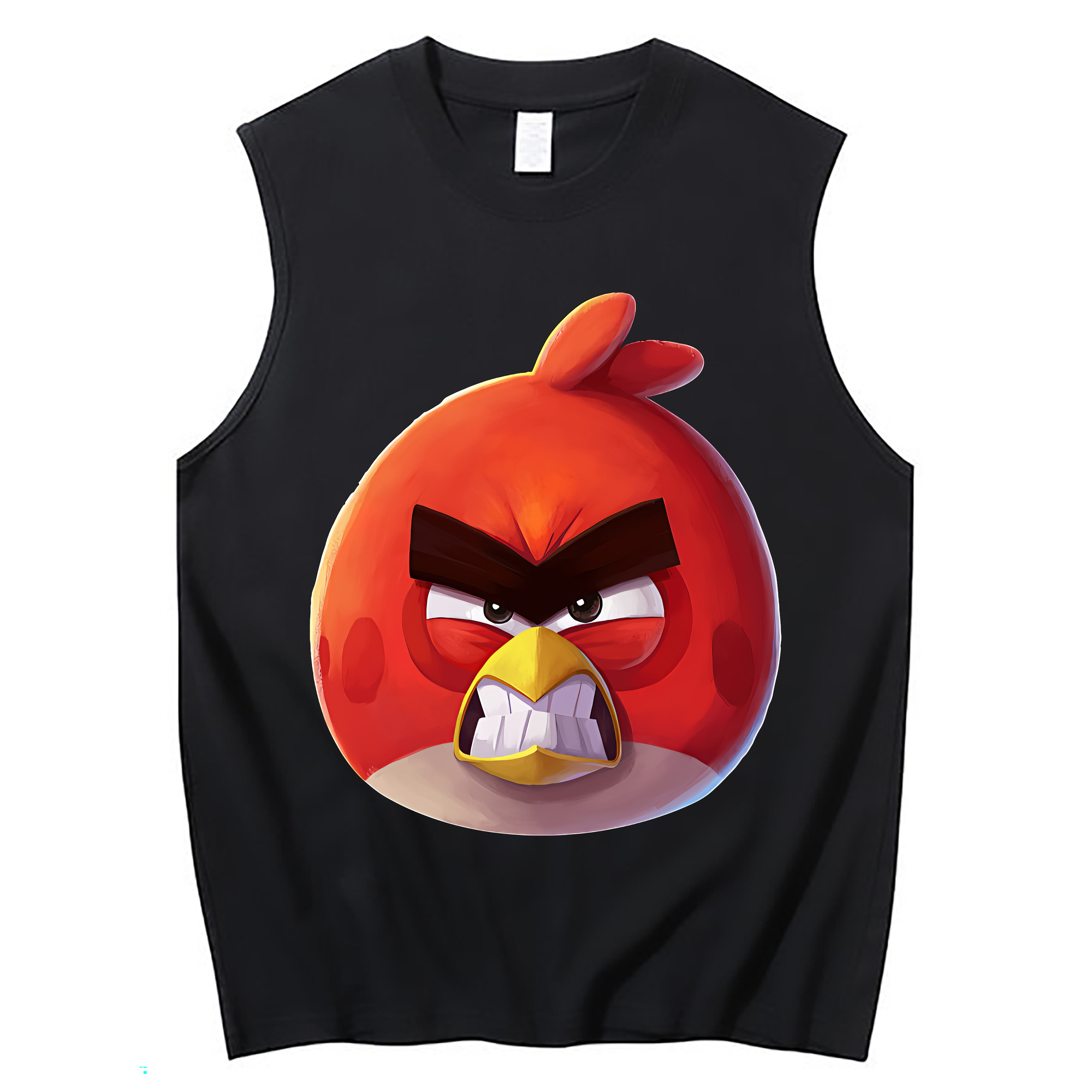 （画像用） Angry Birds アングリーバード コットン100％タンクトップ（フロントプリント）